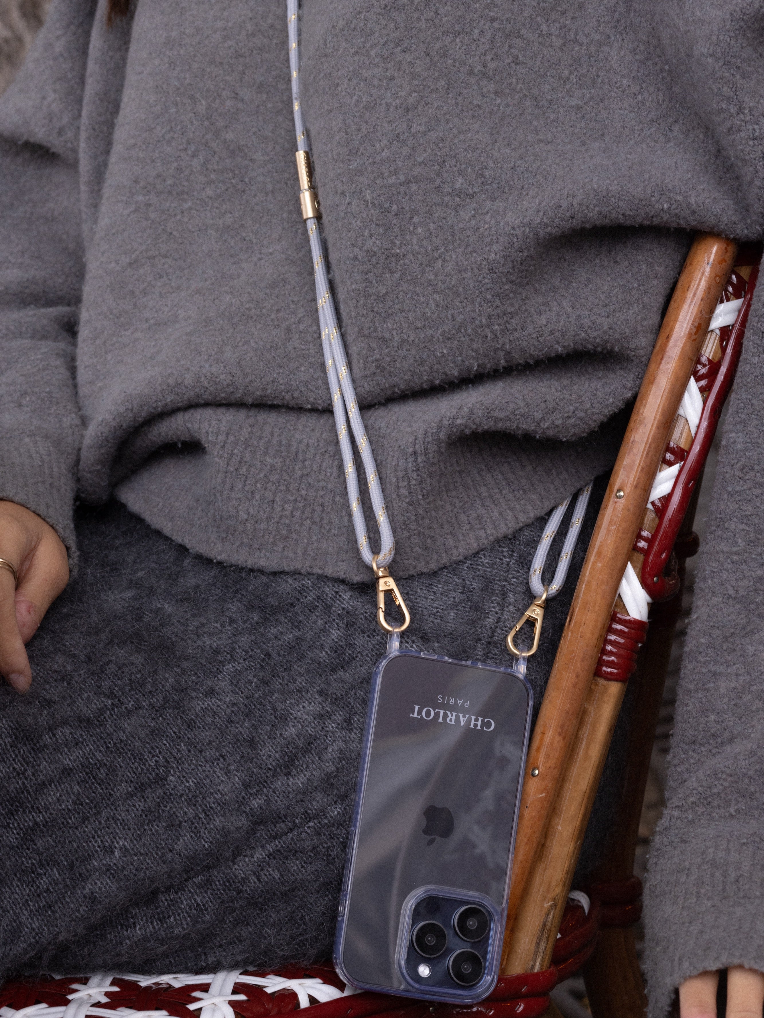 Custodia trasparente + cordino Stellar Signature