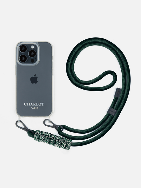 Clear Case + Elie Basil Cord