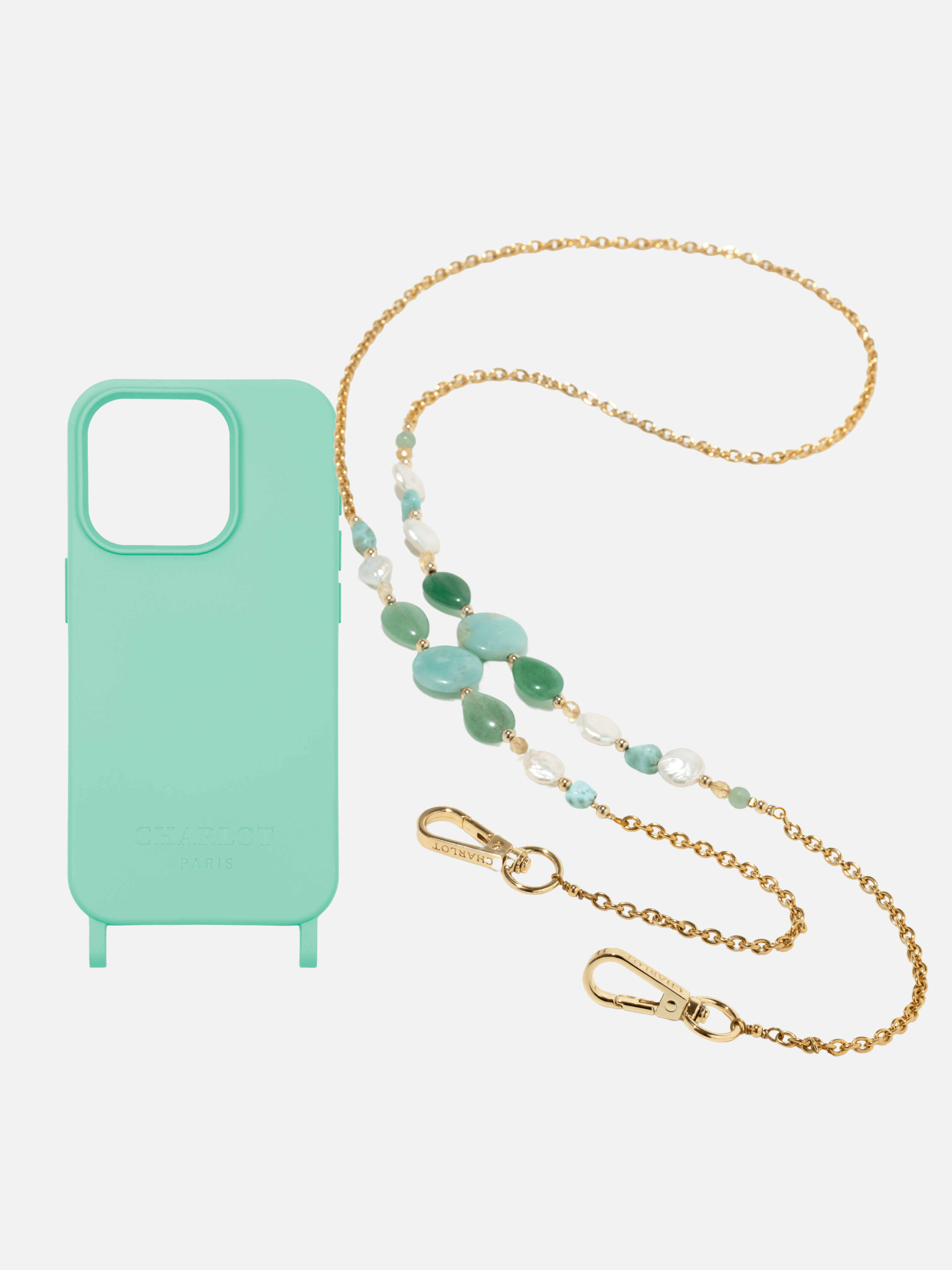 Coque Mint - Chaîne YAY x CHARLOT - Blue Lagoon