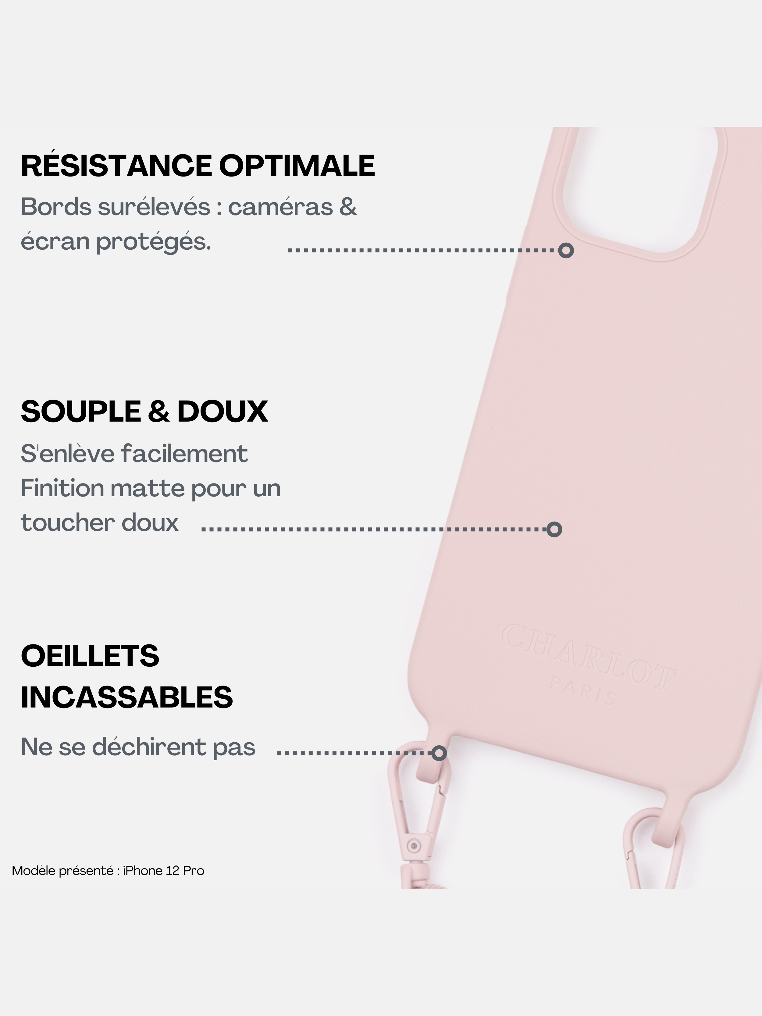 Silicone Case Powder Pink