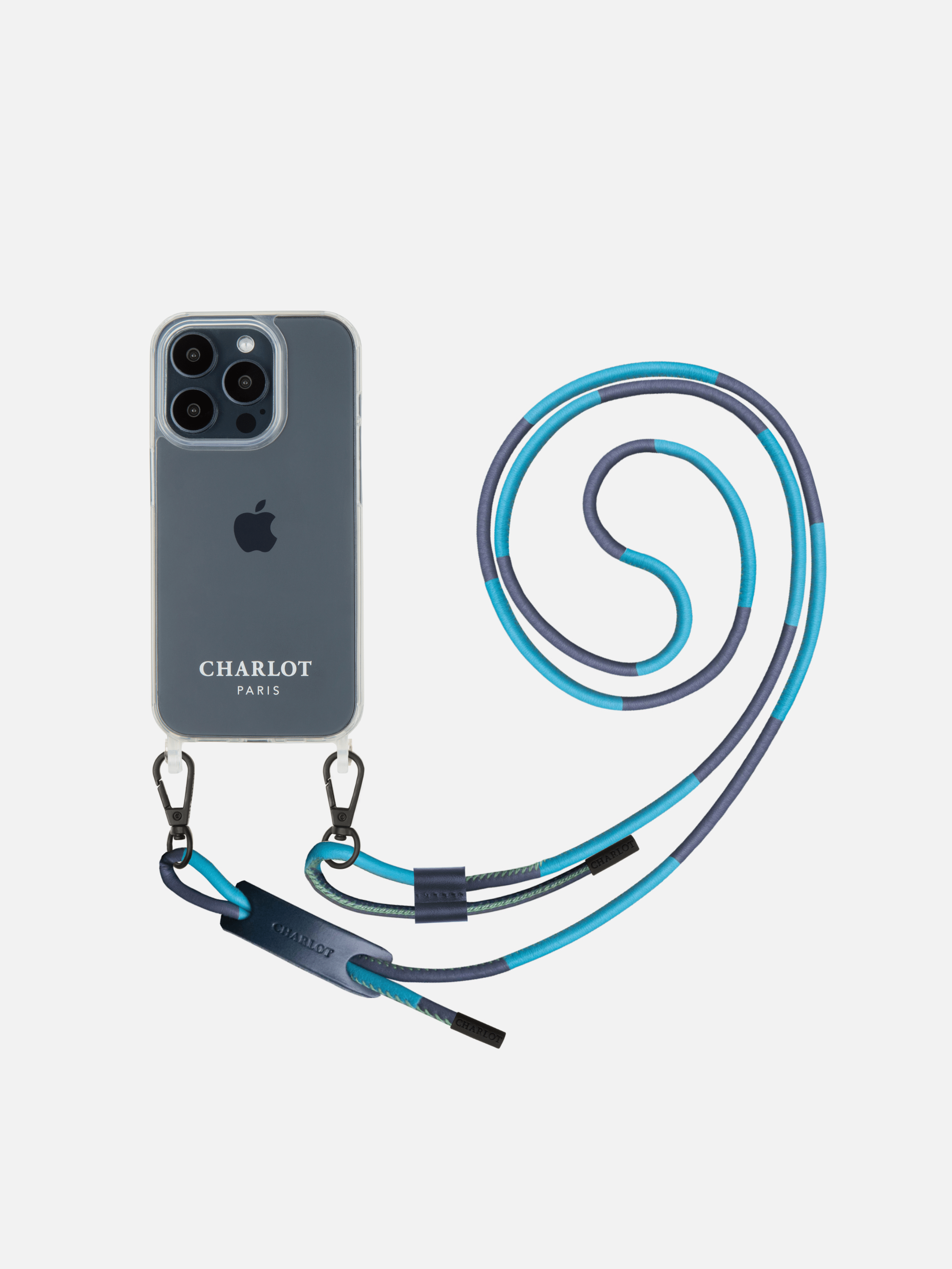 Custodia trasparente + pelle Noga Ocean