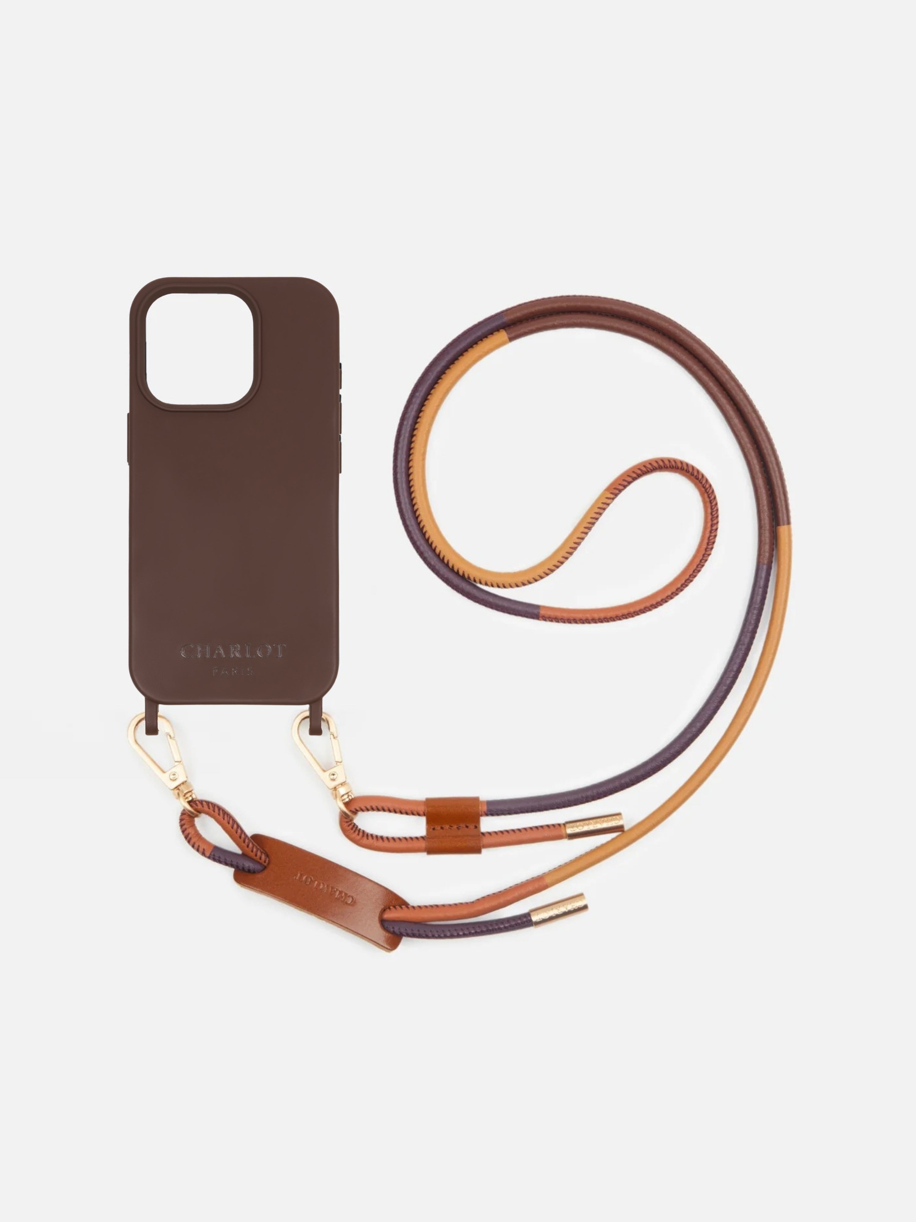 Coque Chocolat + Noga Cuir Cognac