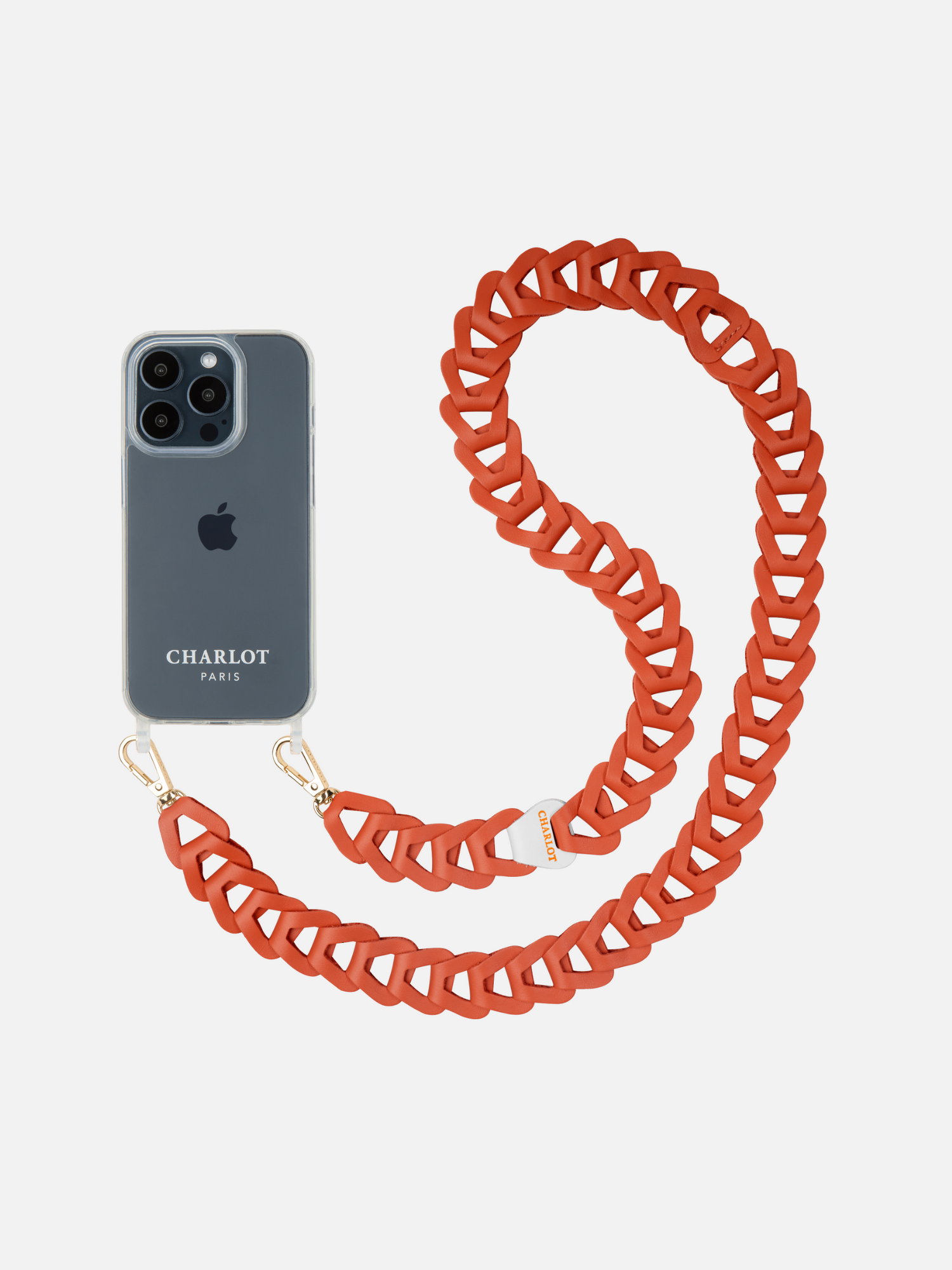 Coque Clear + Mel Cuir Long Burning Sand