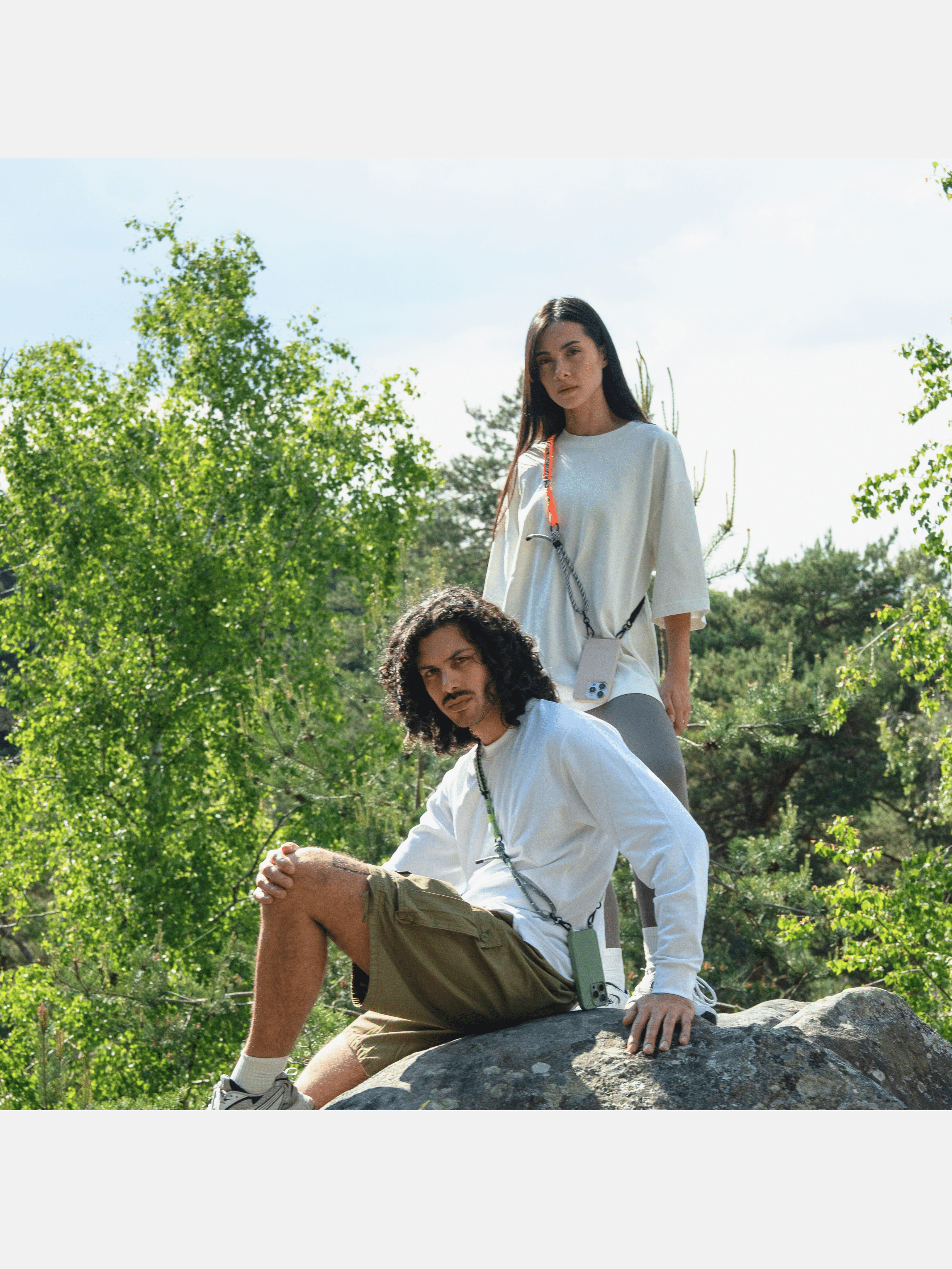 Adattatore + spallacci intrecciati