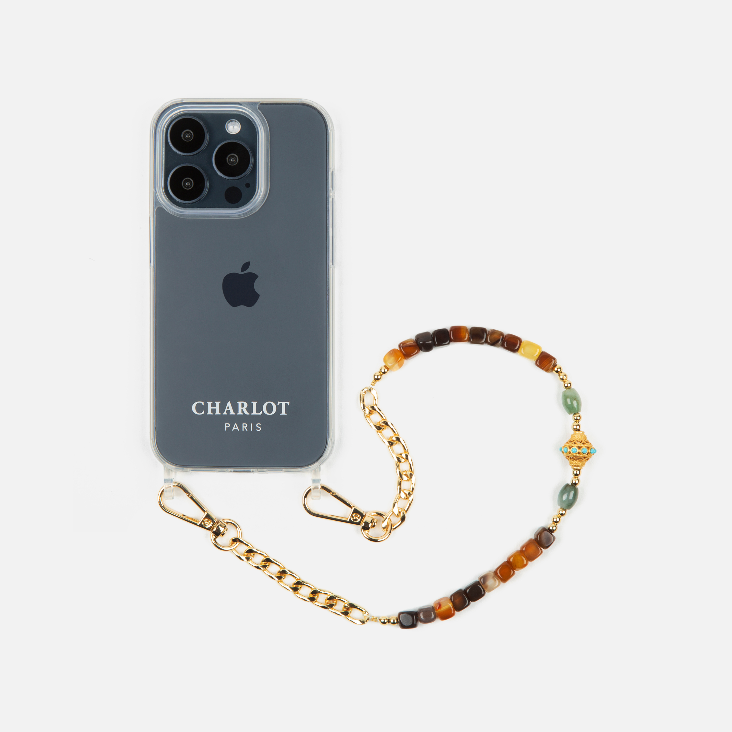 Clear Case + JUHU Short Terra Necklace Chain
