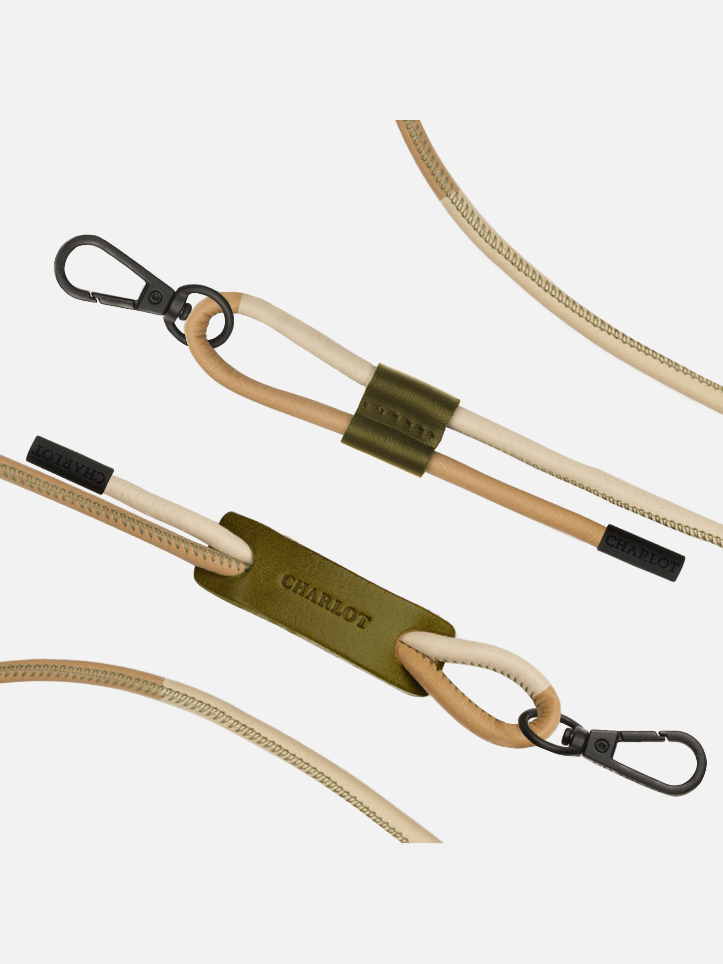 Coque Clear + Noga Cuir Sable