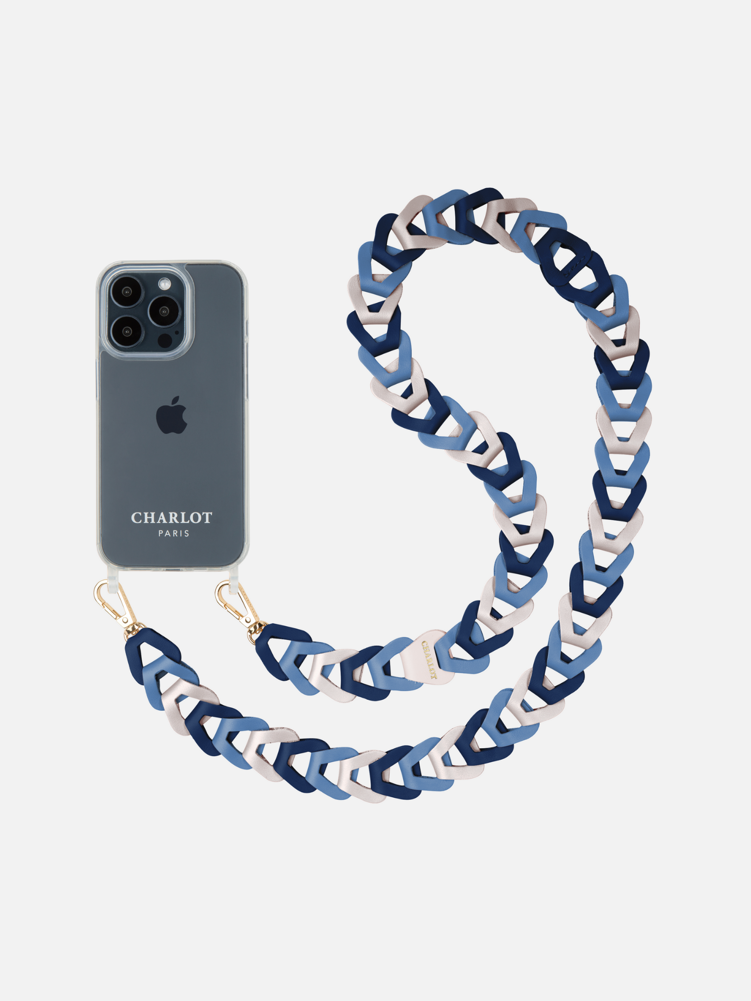 Coque Clear + Mel Cuir Long Mykonos