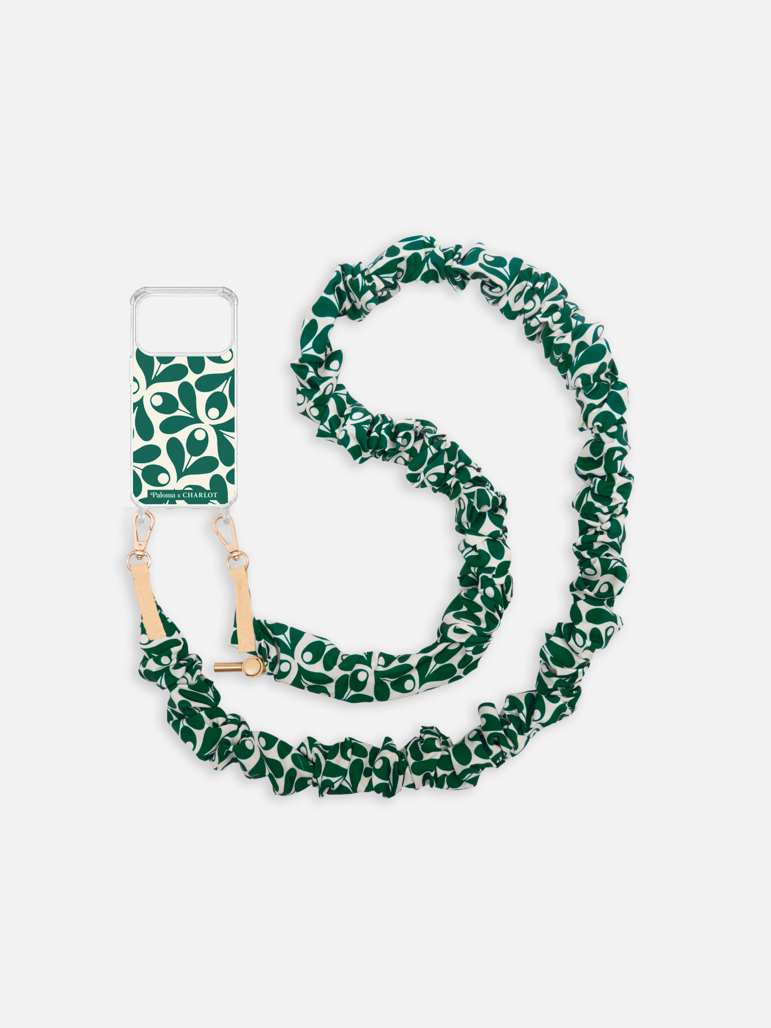 Coque Sintra Vert + Bandoulière Scrunchie Paloma x CHARLOT