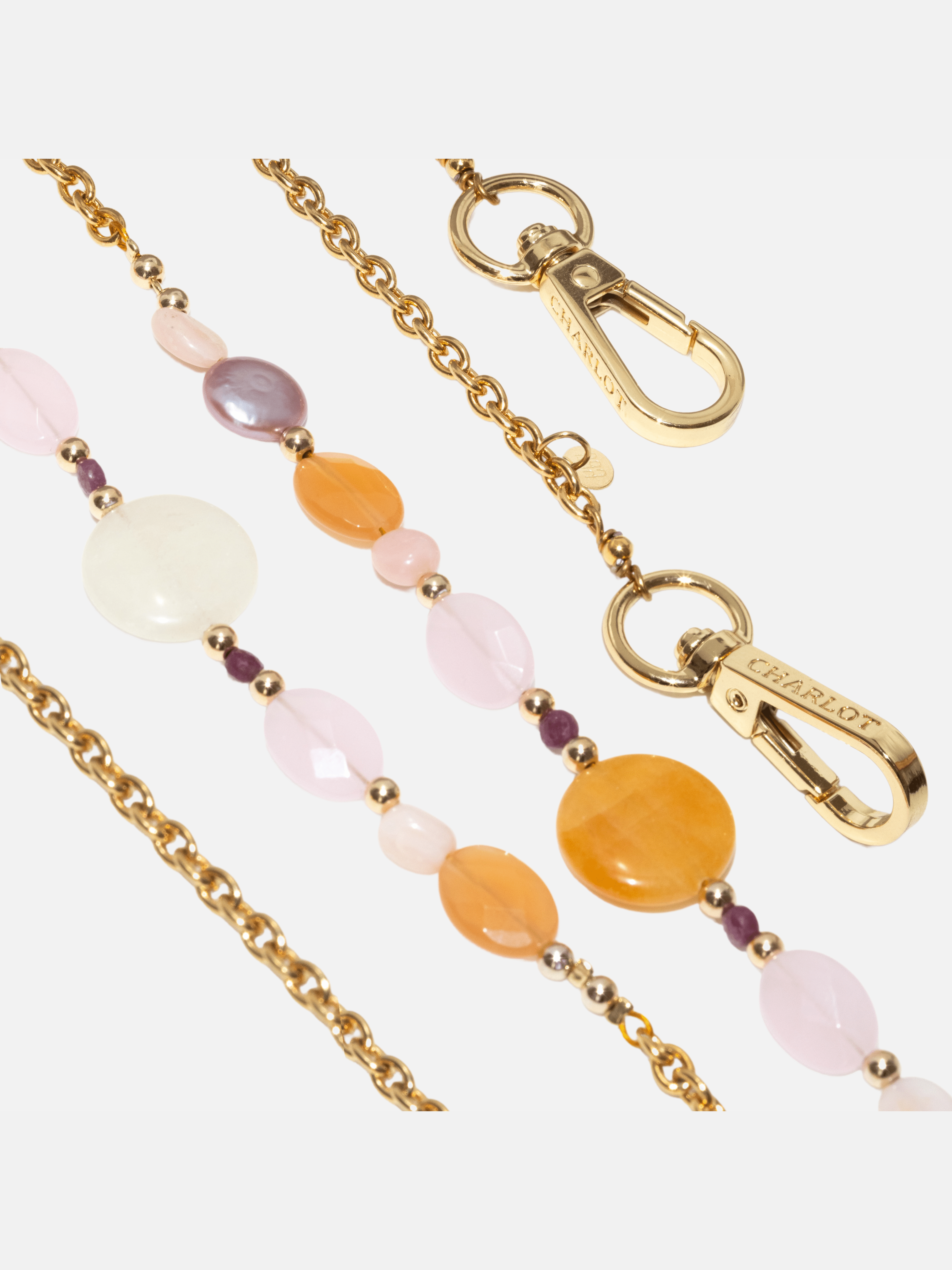 Custodia trasparente - Catena YAY x CHARLOT - Amarena