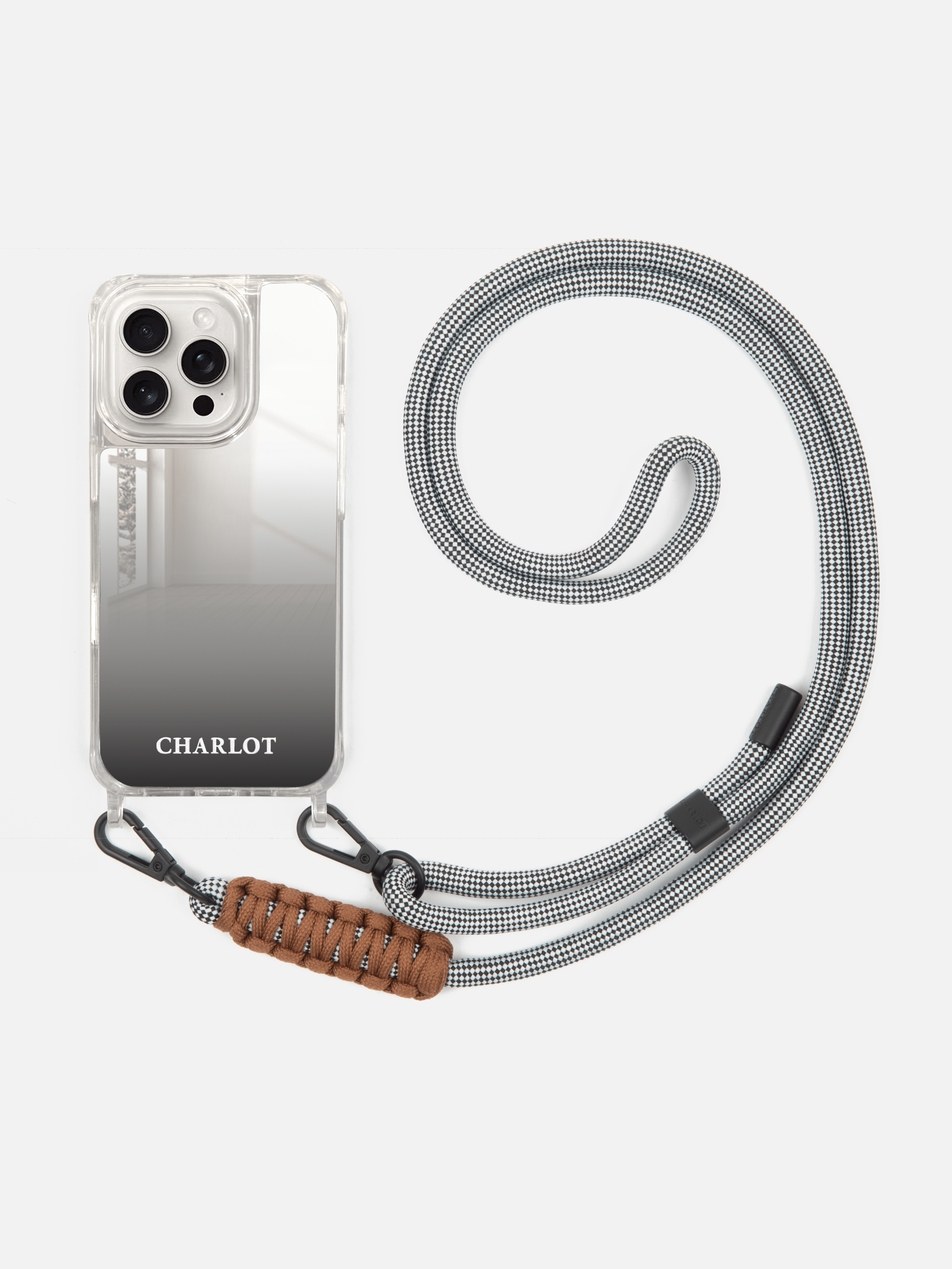 Coque Miroir + Cordon Elie Vichy