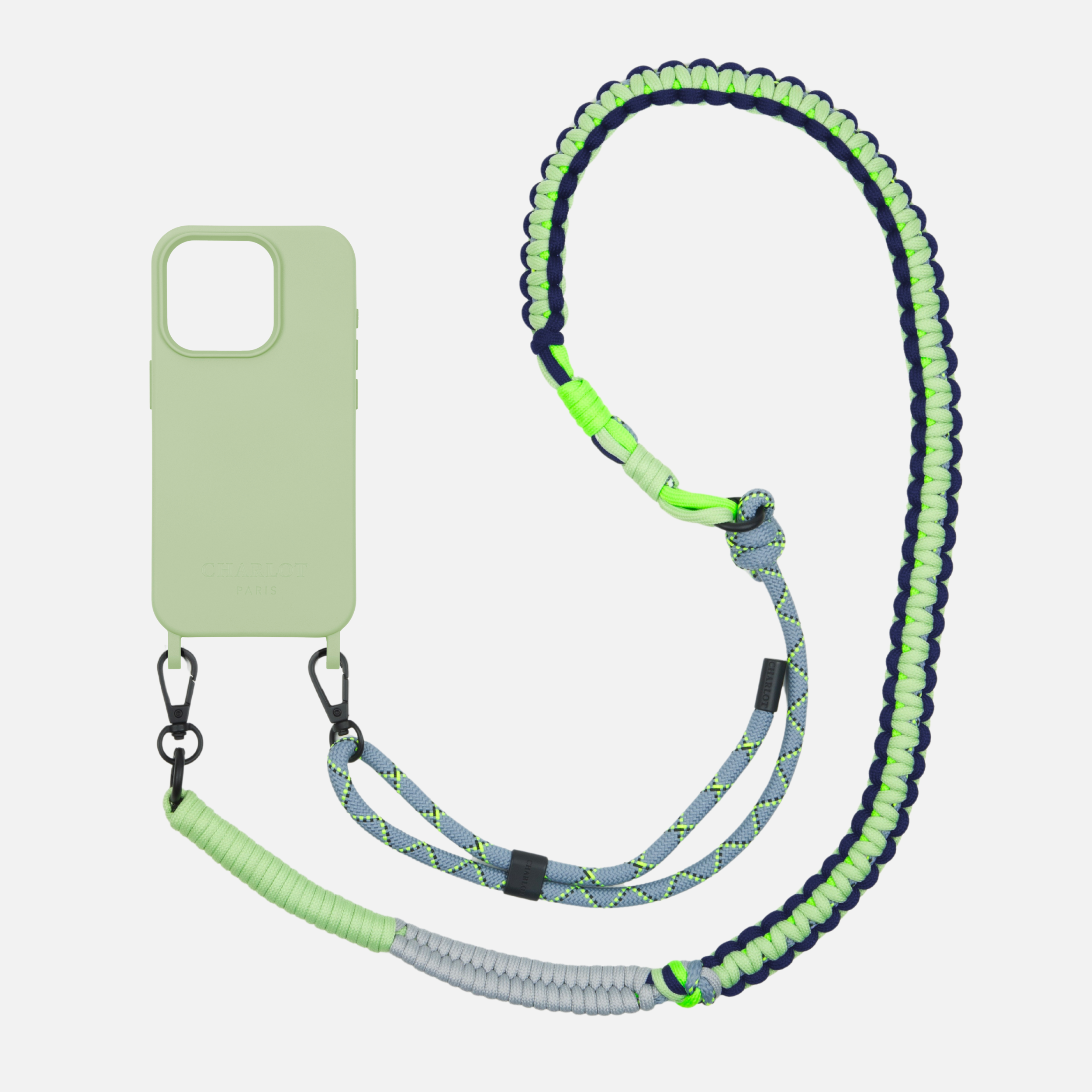Coque Sauge + Bandoulière Twist Trek