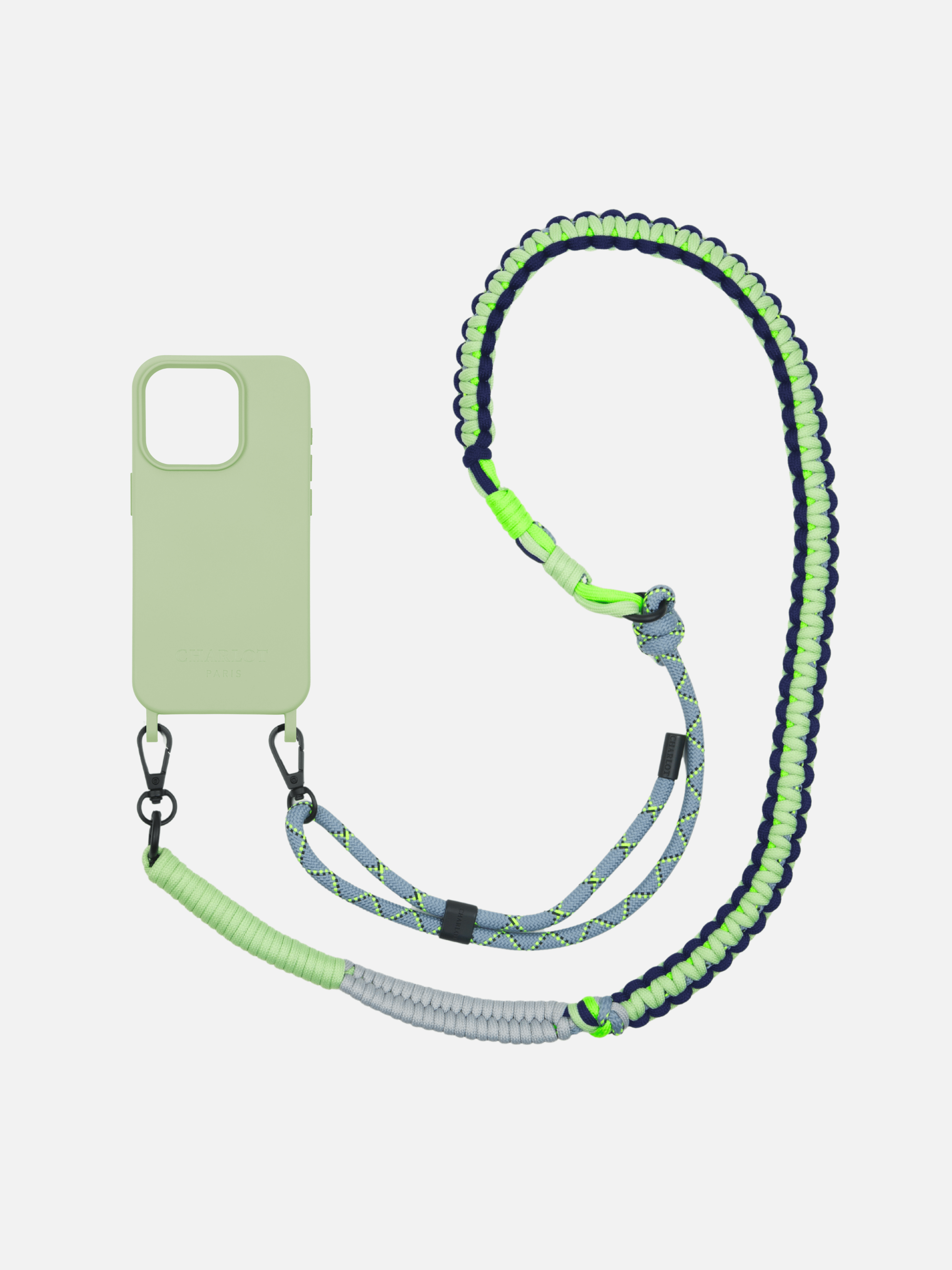 Coque Sauge + Bandoulière Twist Trek