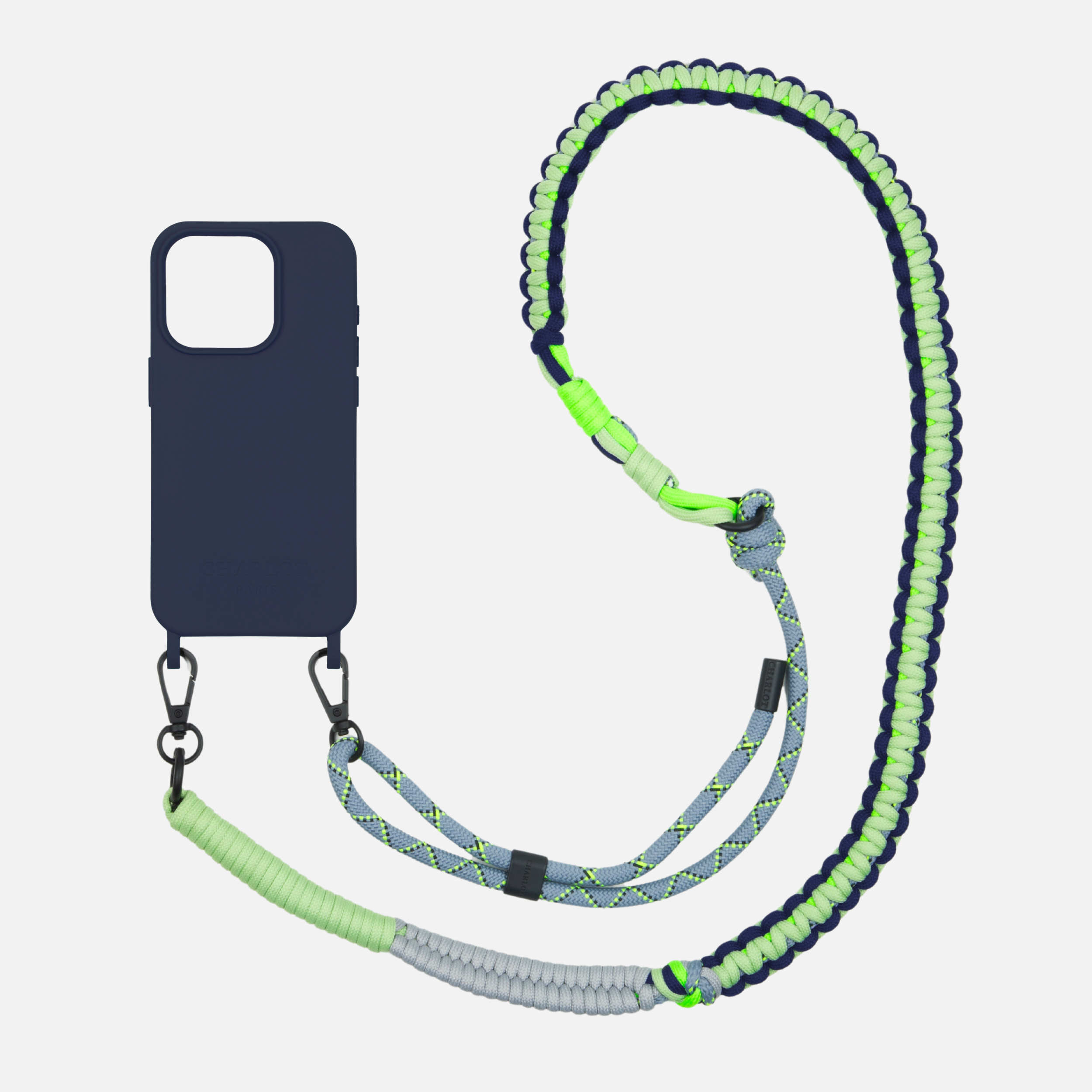 Coque Navy Blue + Bandoulière Twist Trek