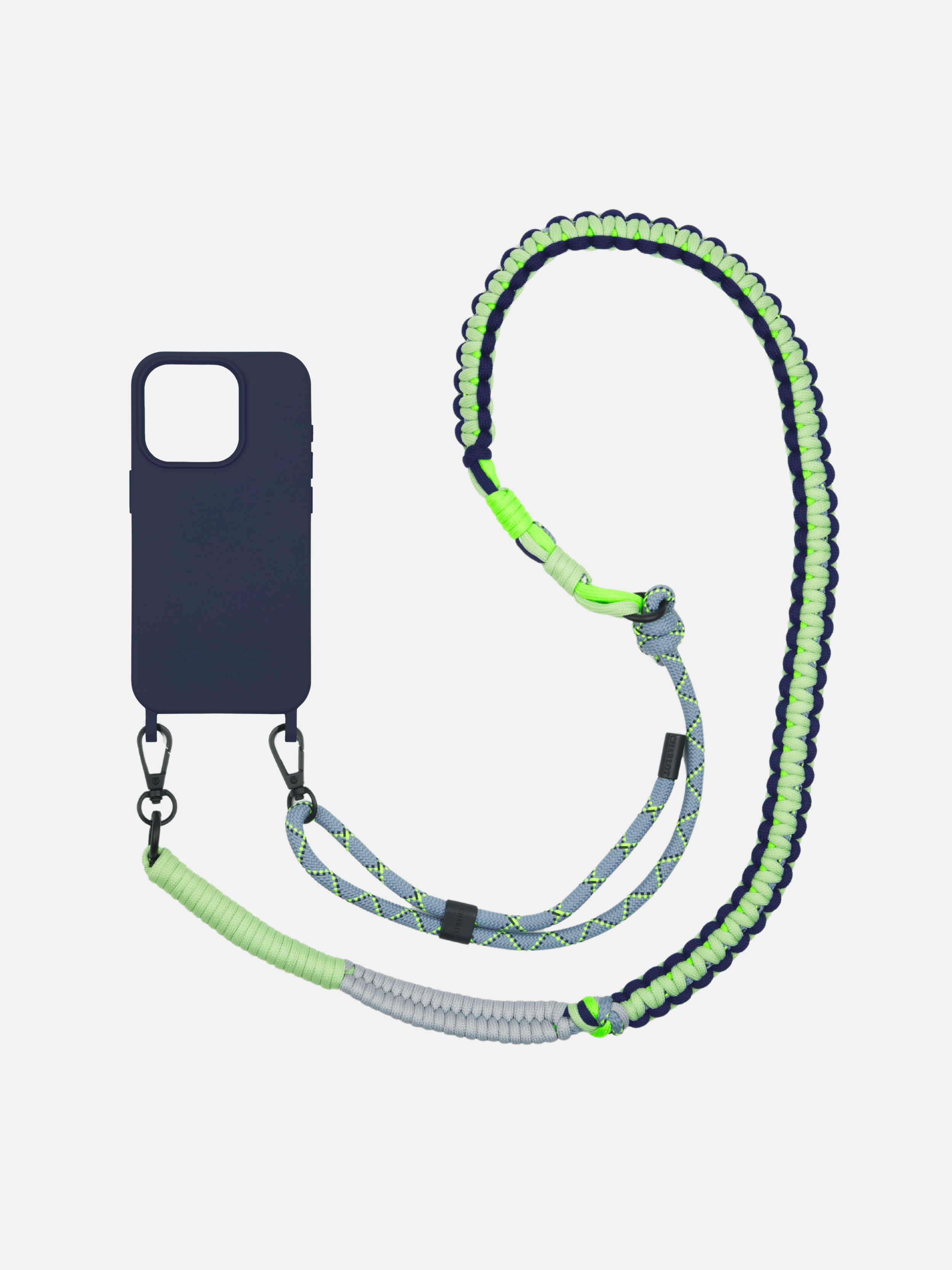 Coque Navy Blue + Bandoulière Twist Trek