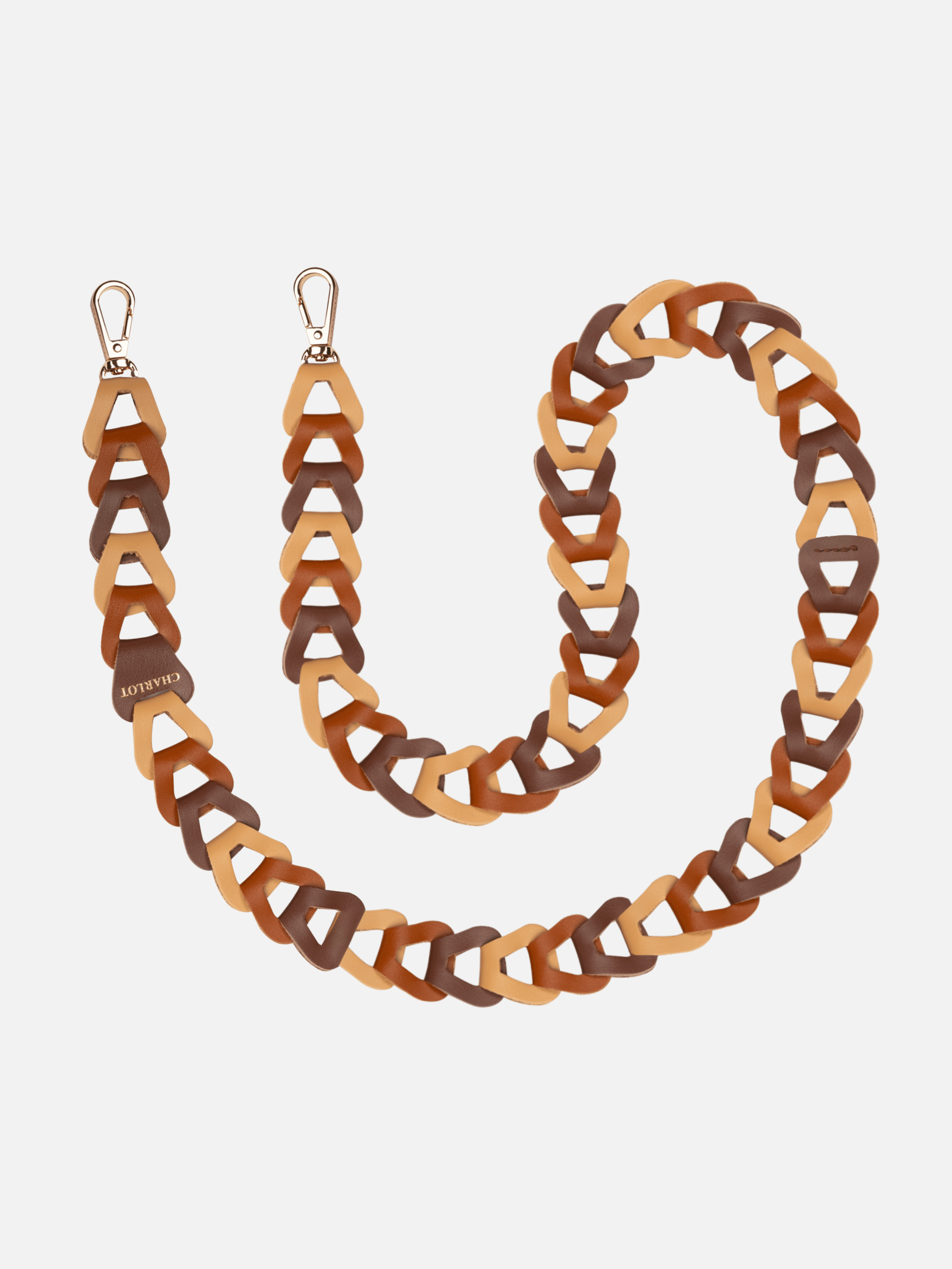 Coque Miroir + Mel Cuir Long Cannelle