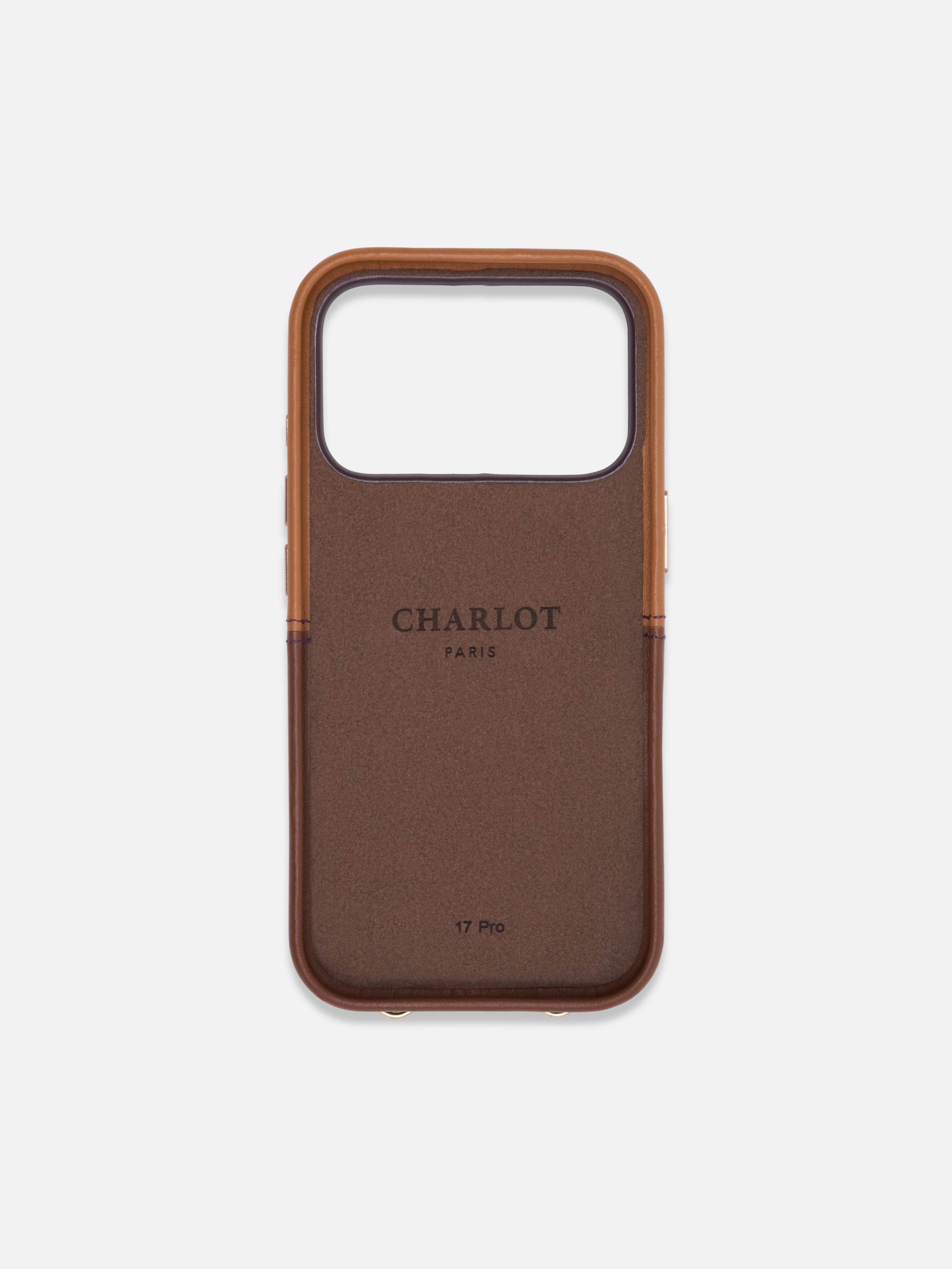 Coque Cuir Magsafe Cognac