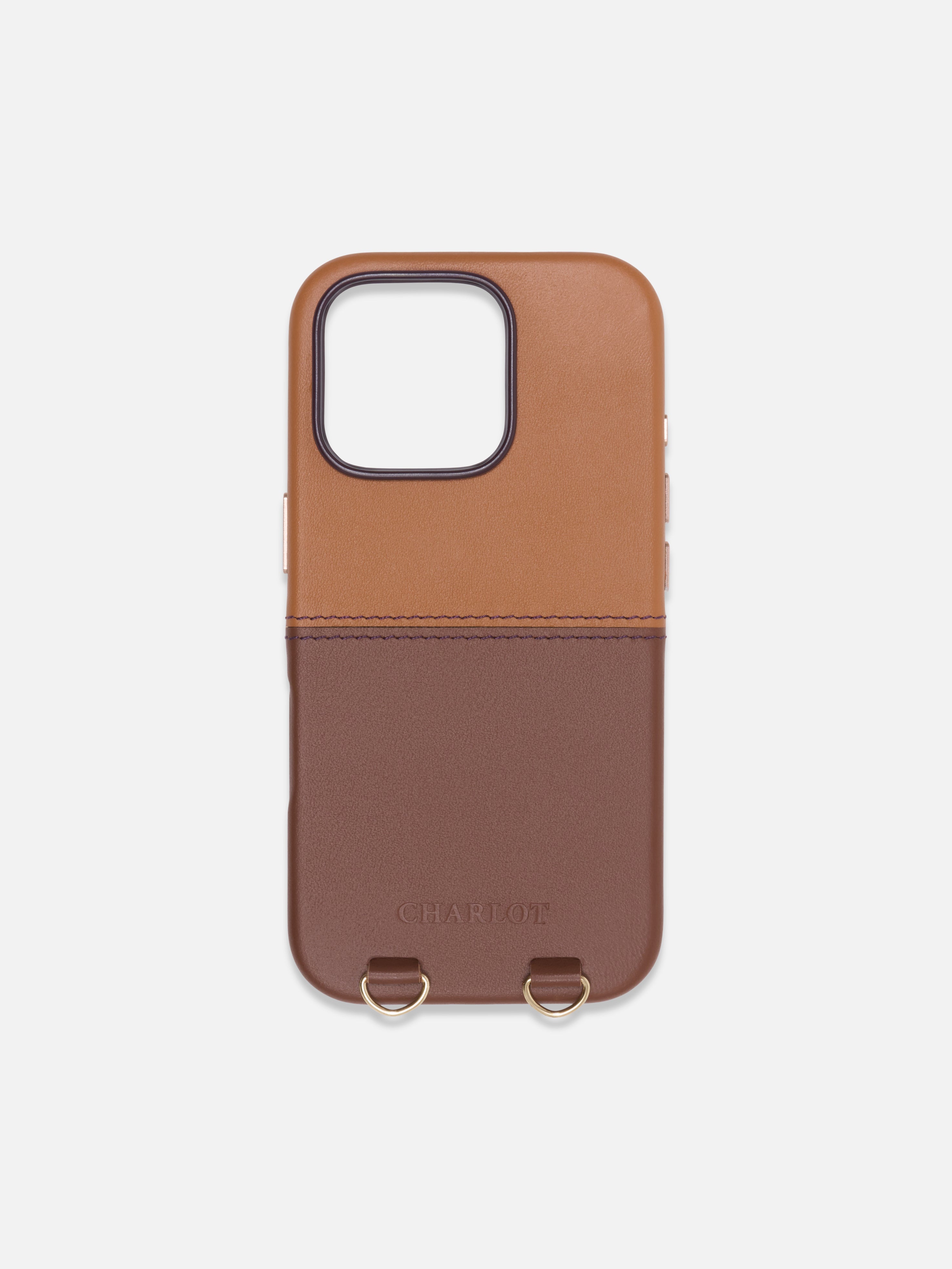 Coque Cuir Magsafe Cognac