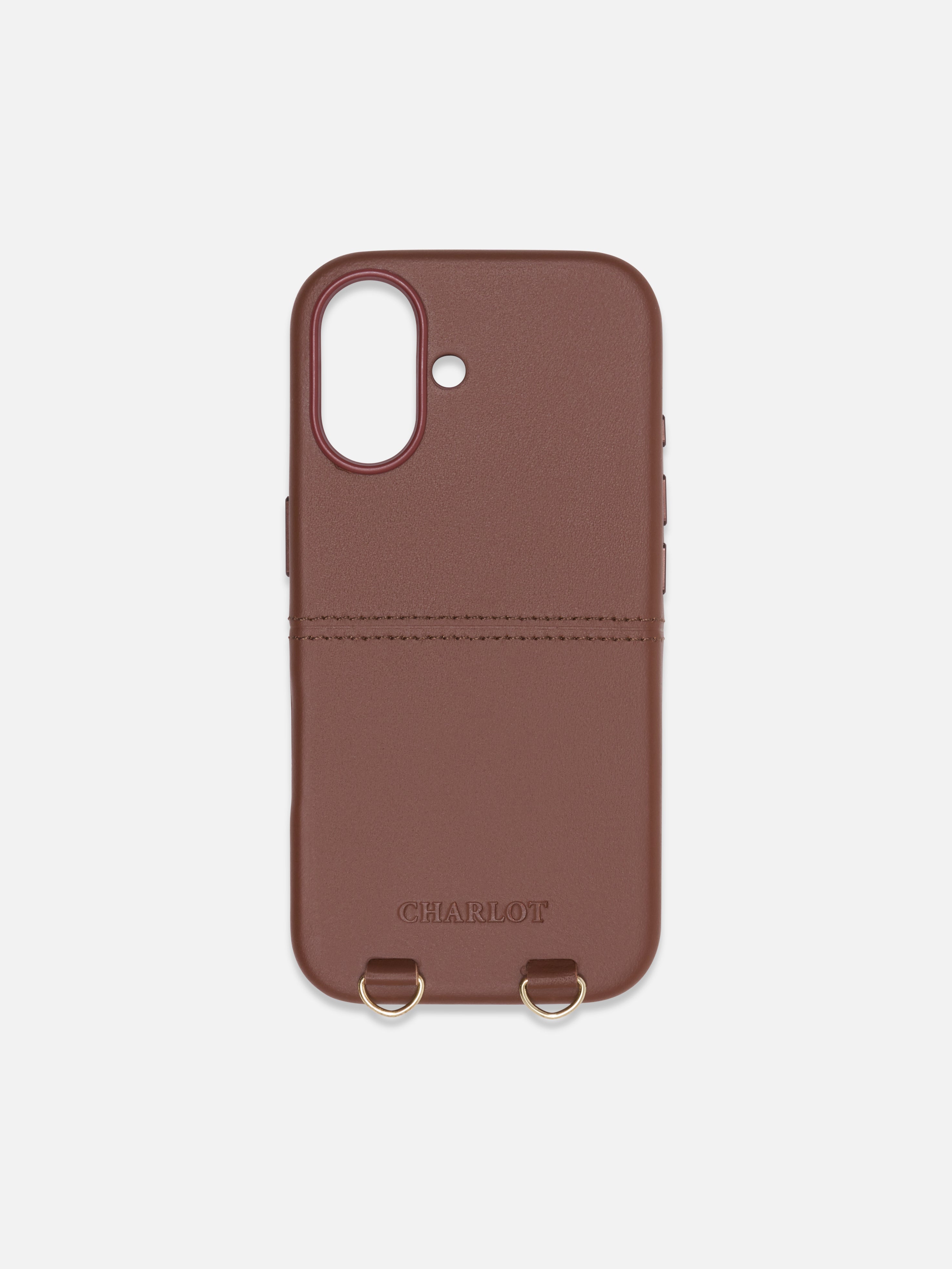 Coque Cuir Magsafe Chocolat