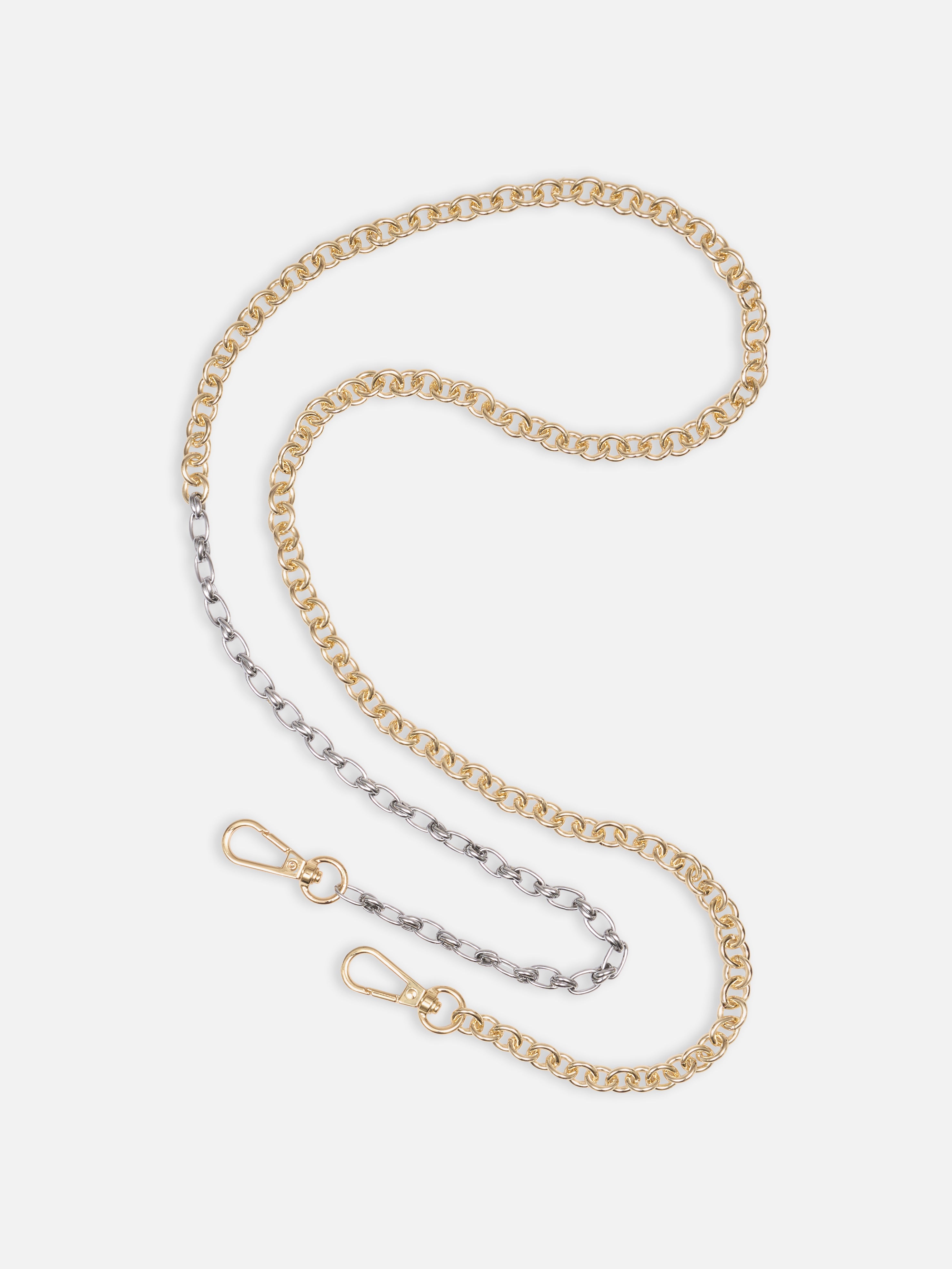 Coque Clear + Chaîne Julia Argent / Doré