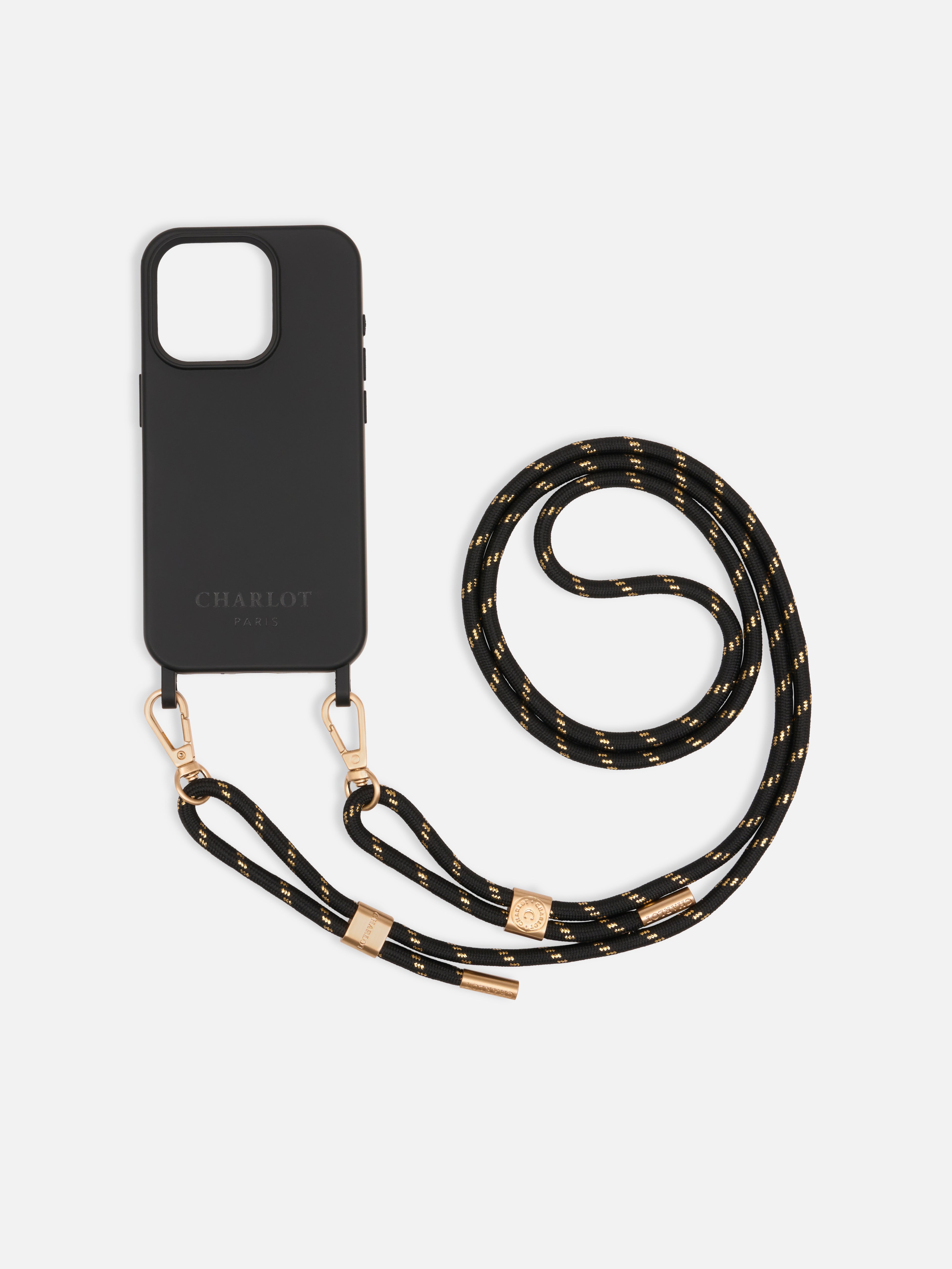 Detachable Black and Gold Signature Cord