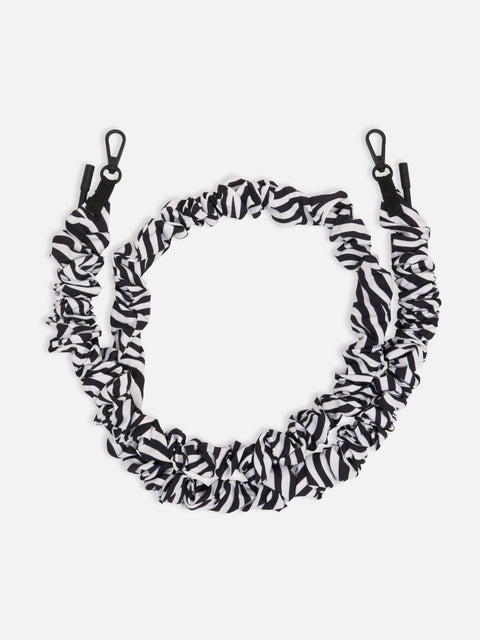 Bandoulière Scrunchie Zèbre