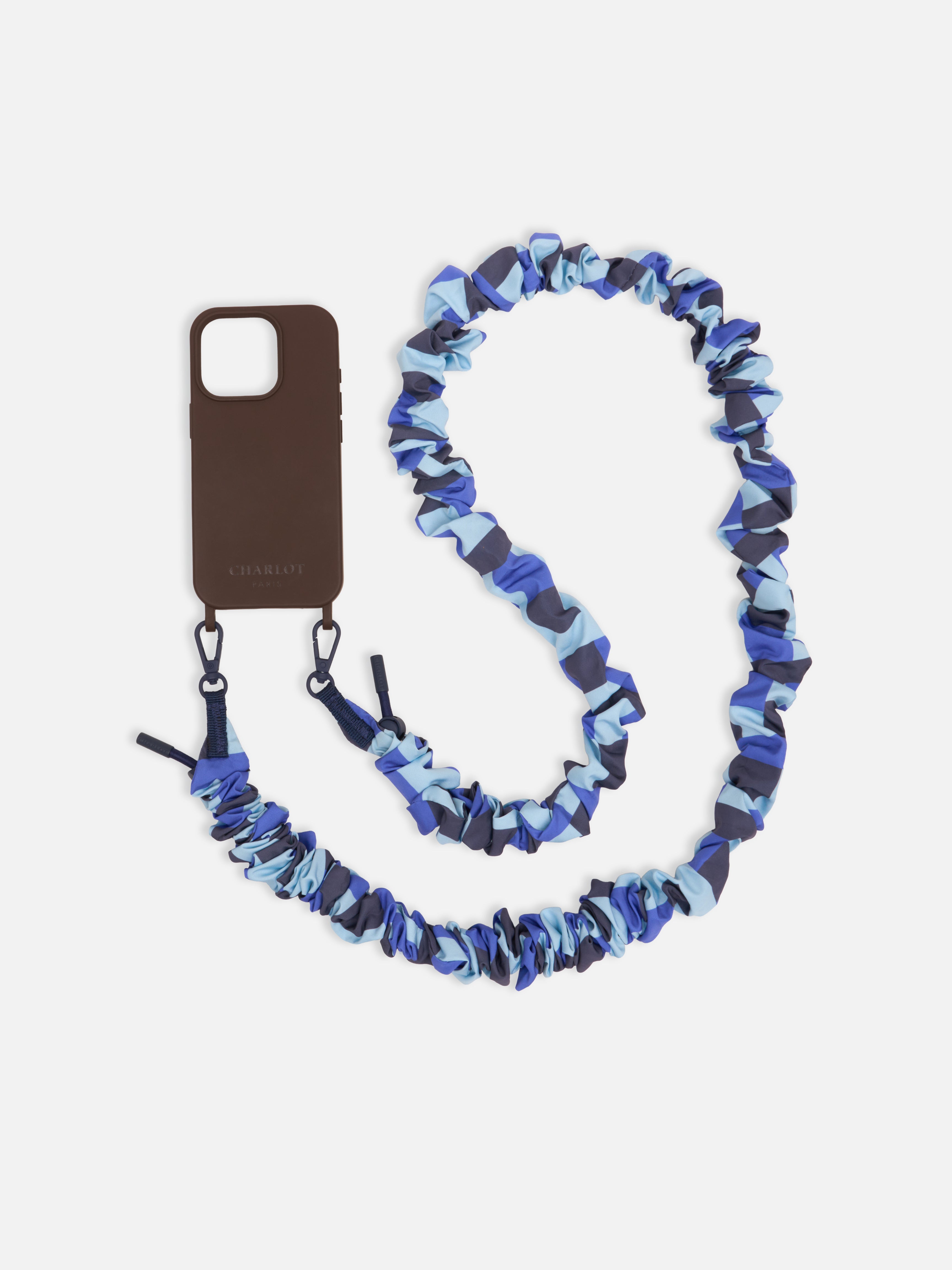 Bandoulière Scrunchie Navy Blue