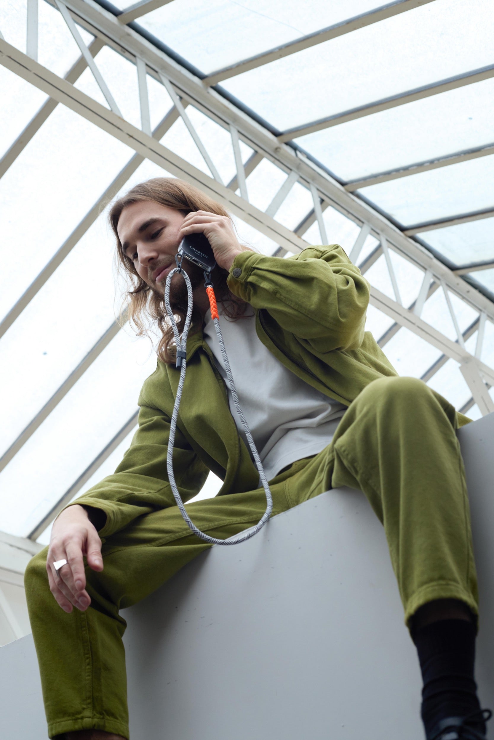 Custodia trasparente + cordino Elie Zèbre