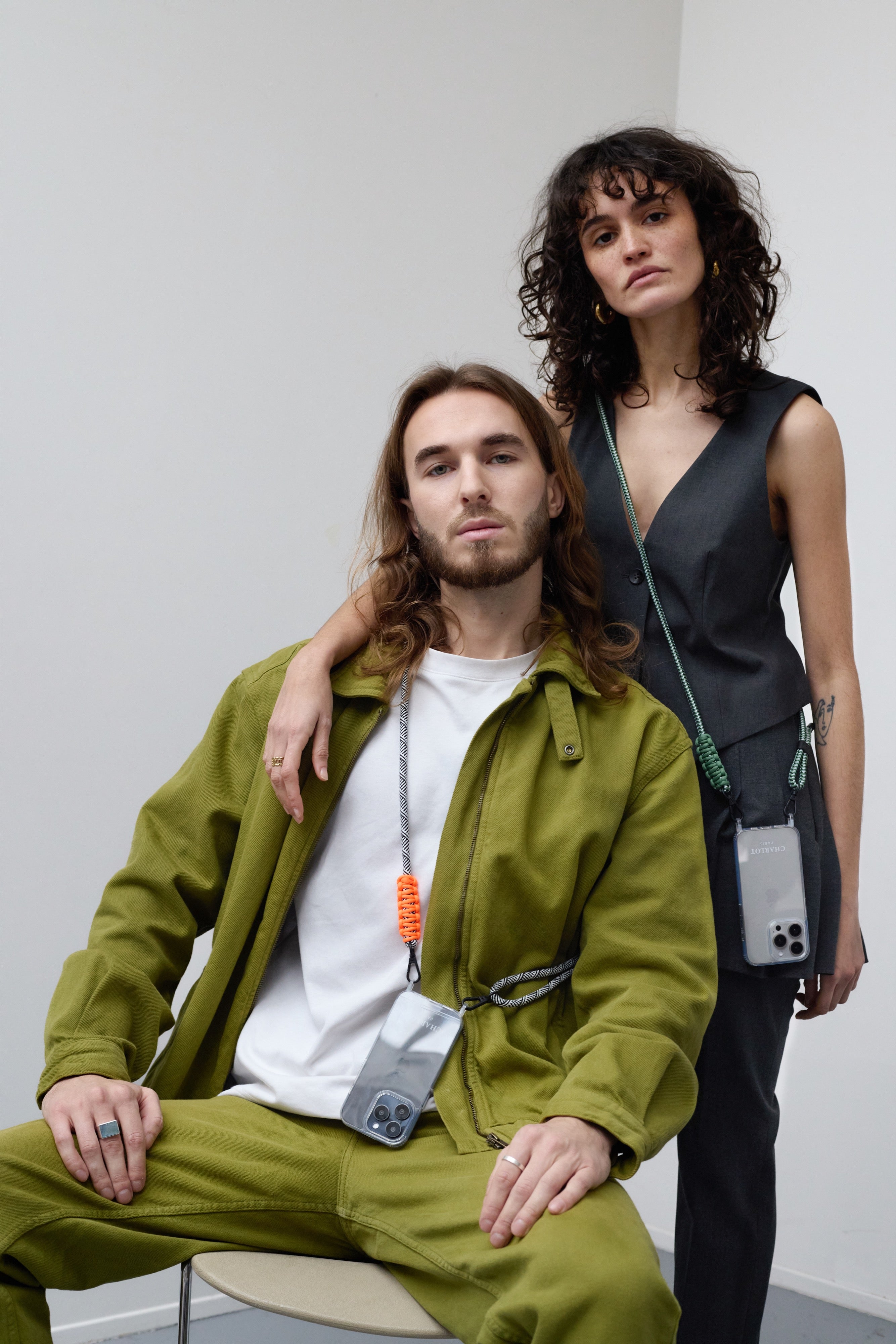 Custodia trasparente + cordino Elie Zèbre