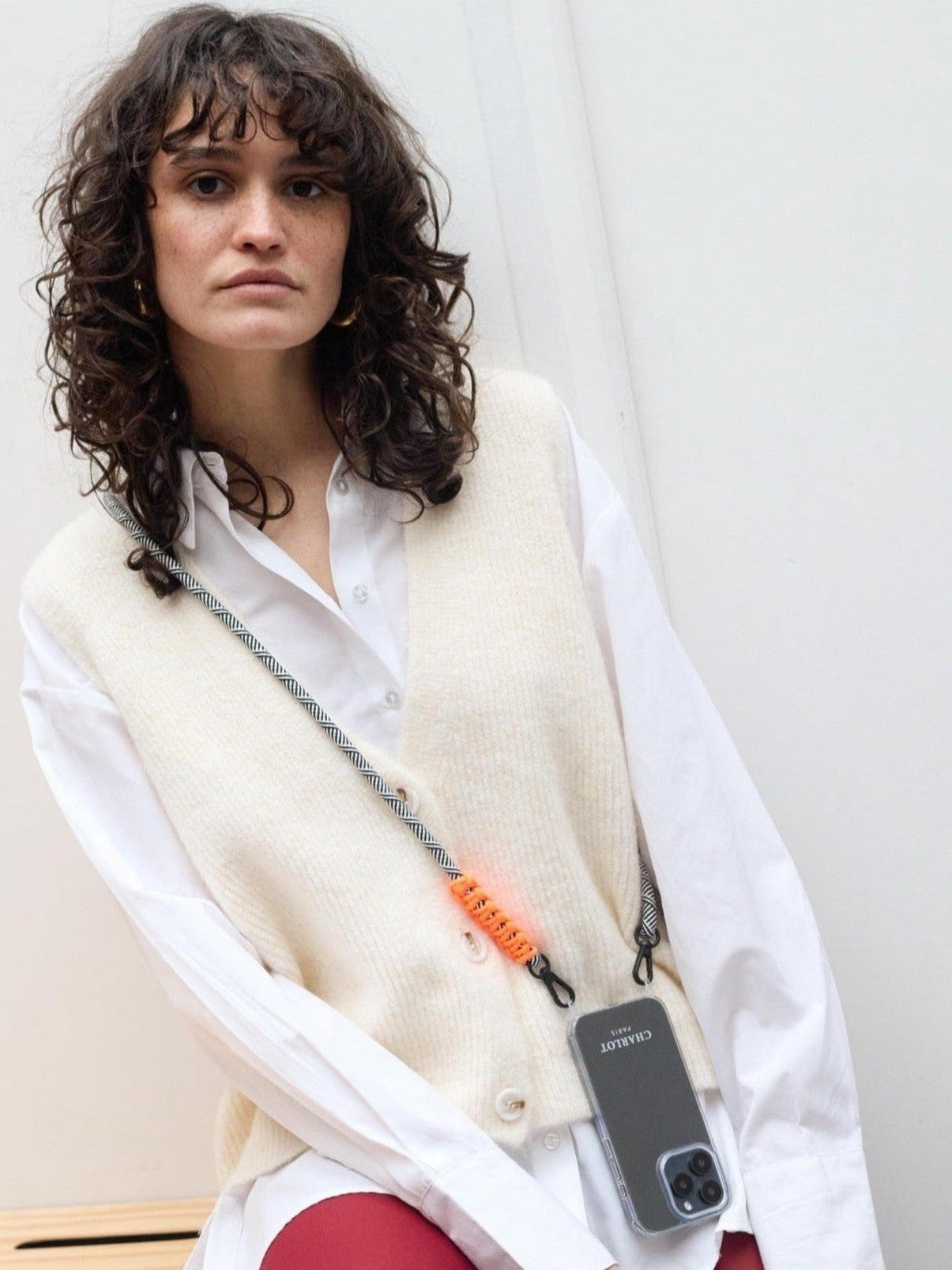 Custodia trasparente + cordino Elie Zèbre