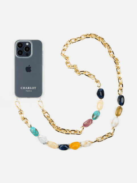 Coque Clear + Chaîne Ava Océan