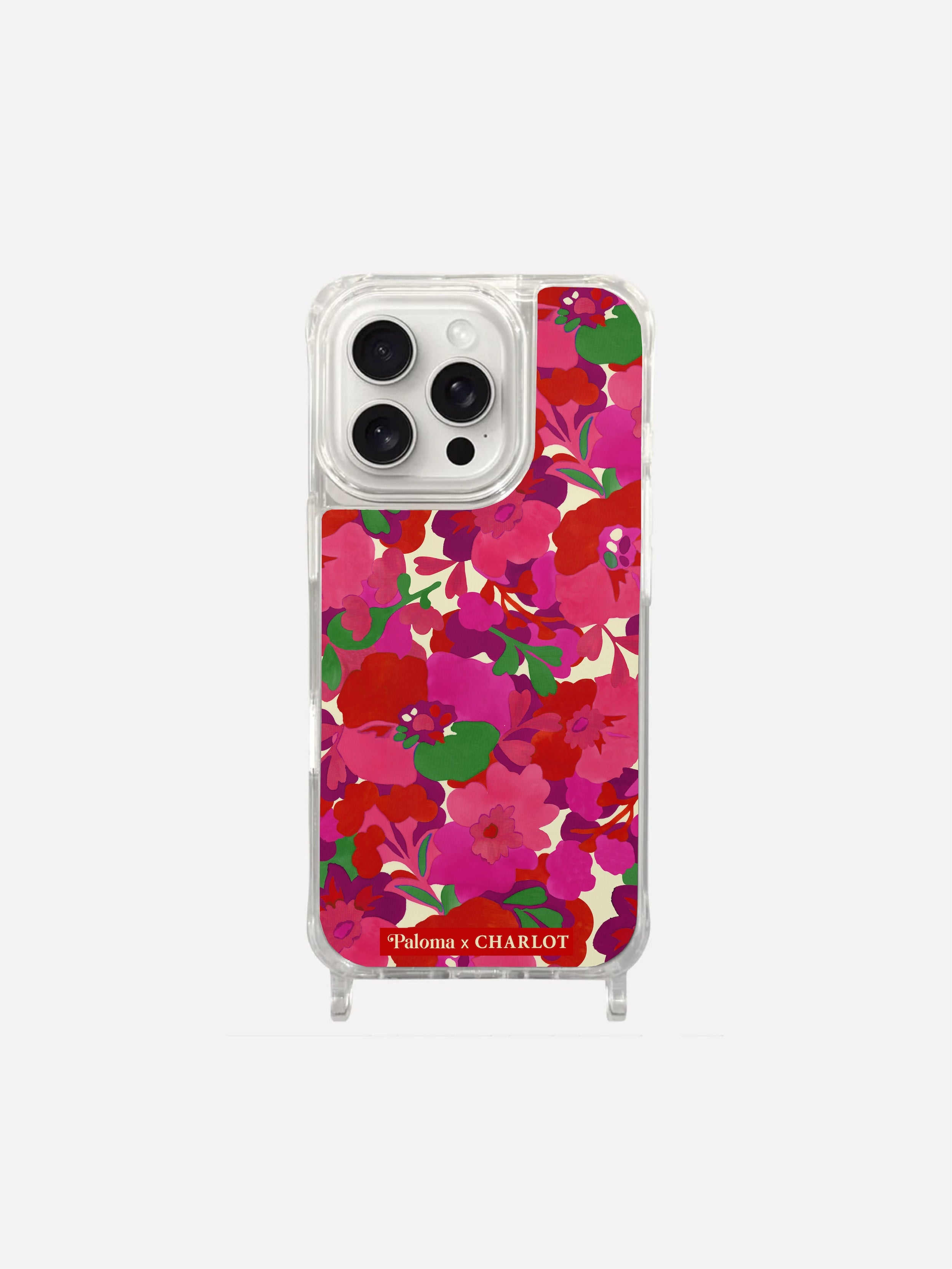 Coque Pop Flower + Bandoulière Scrunchie Paloma x CHARLOT