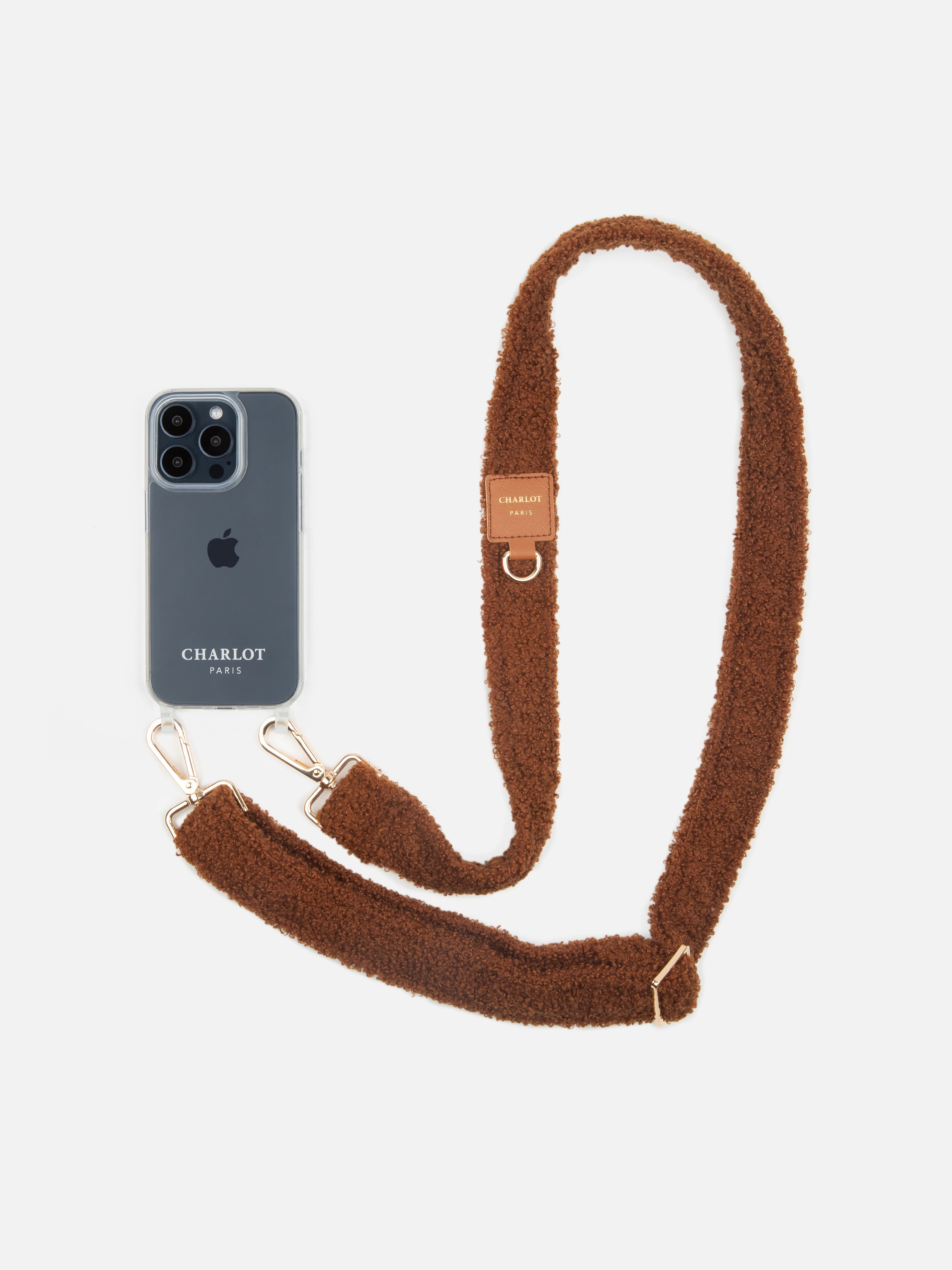 Coque Clear + Teddy Chocolat