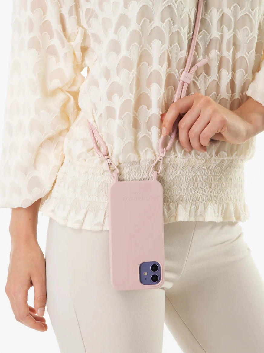 Coque + Cordon Powder Pink