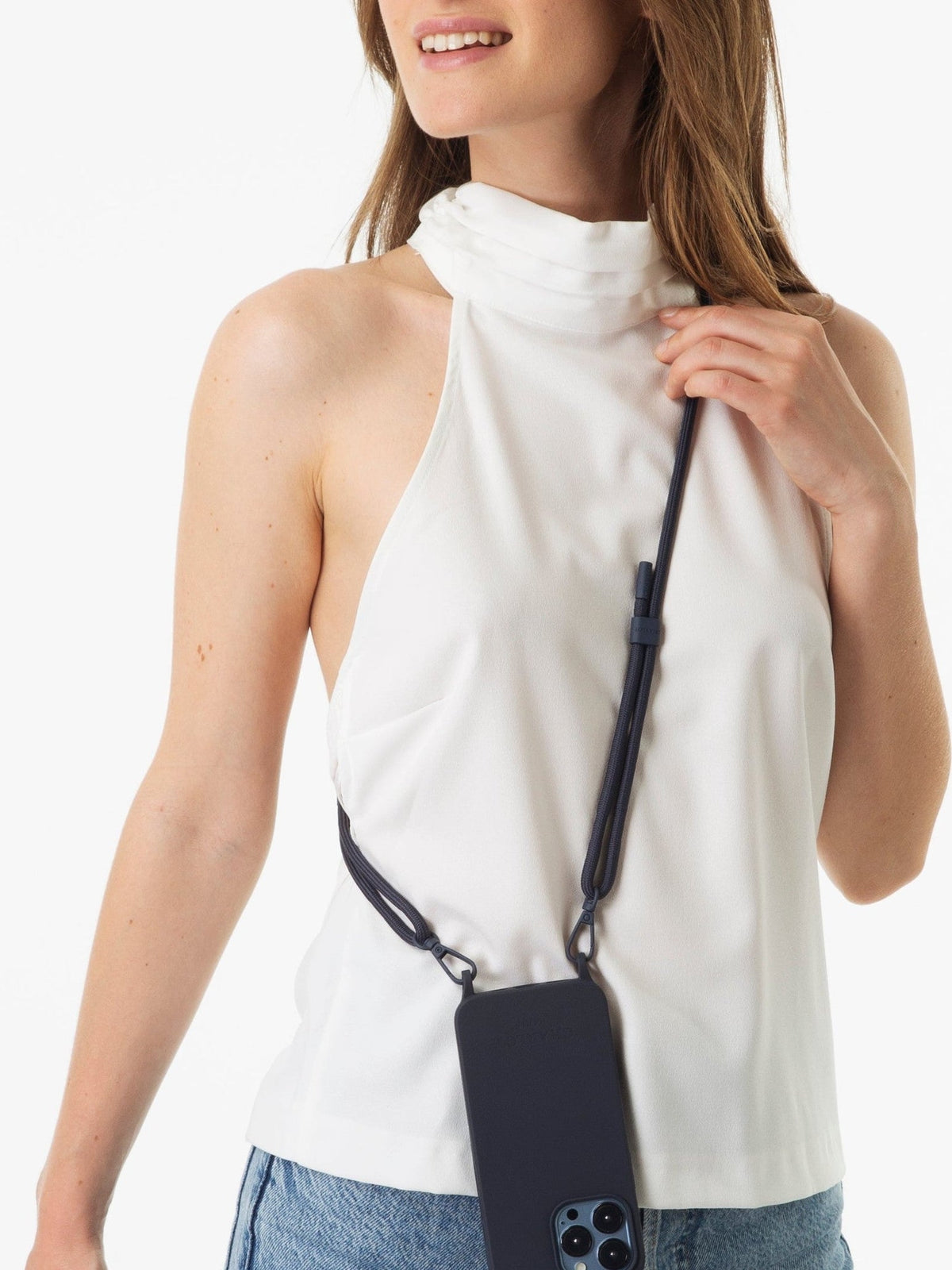 Coque + Cordon Navy Blue