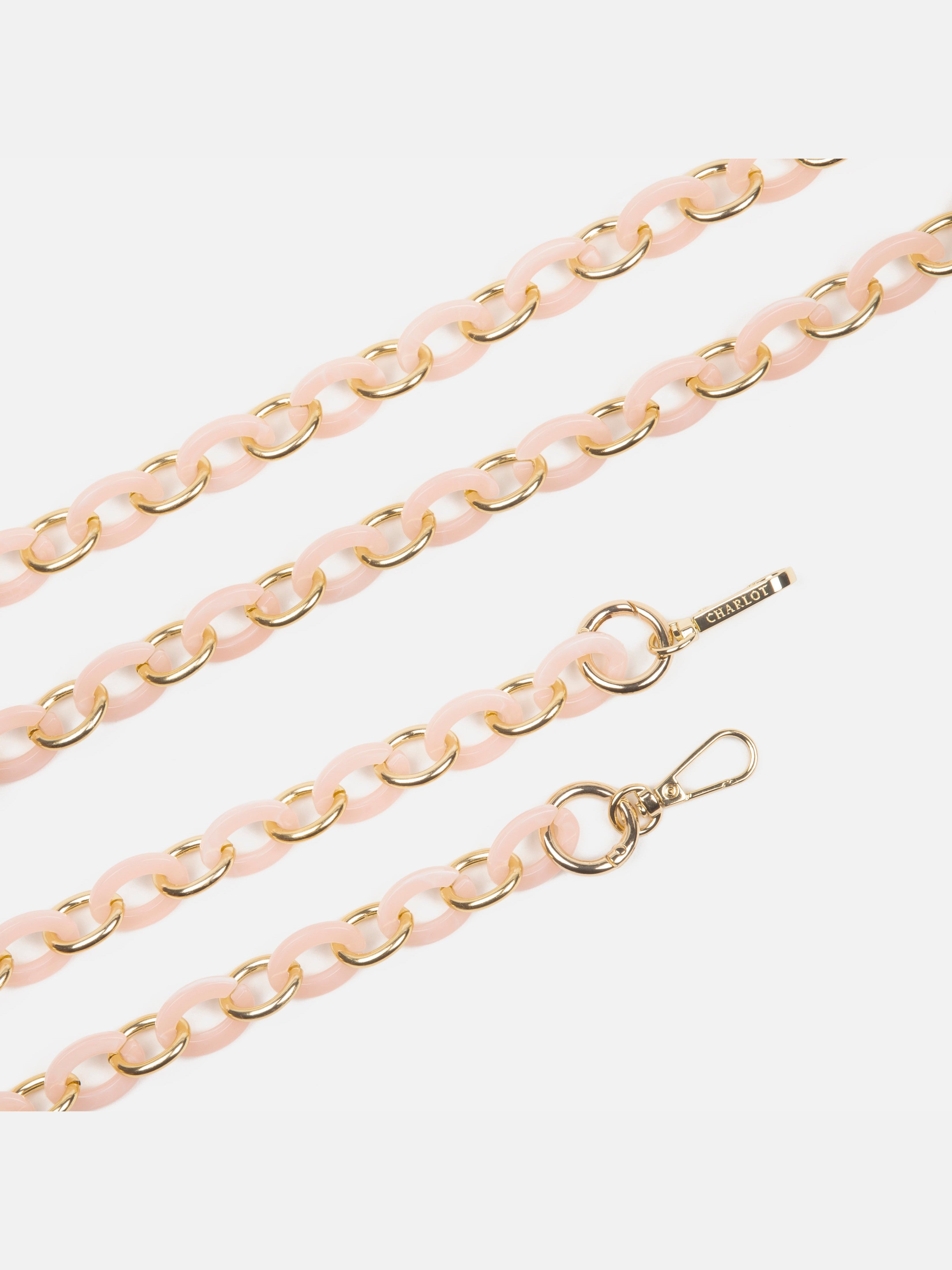 Coque Clear + Chaîne Ora Rose