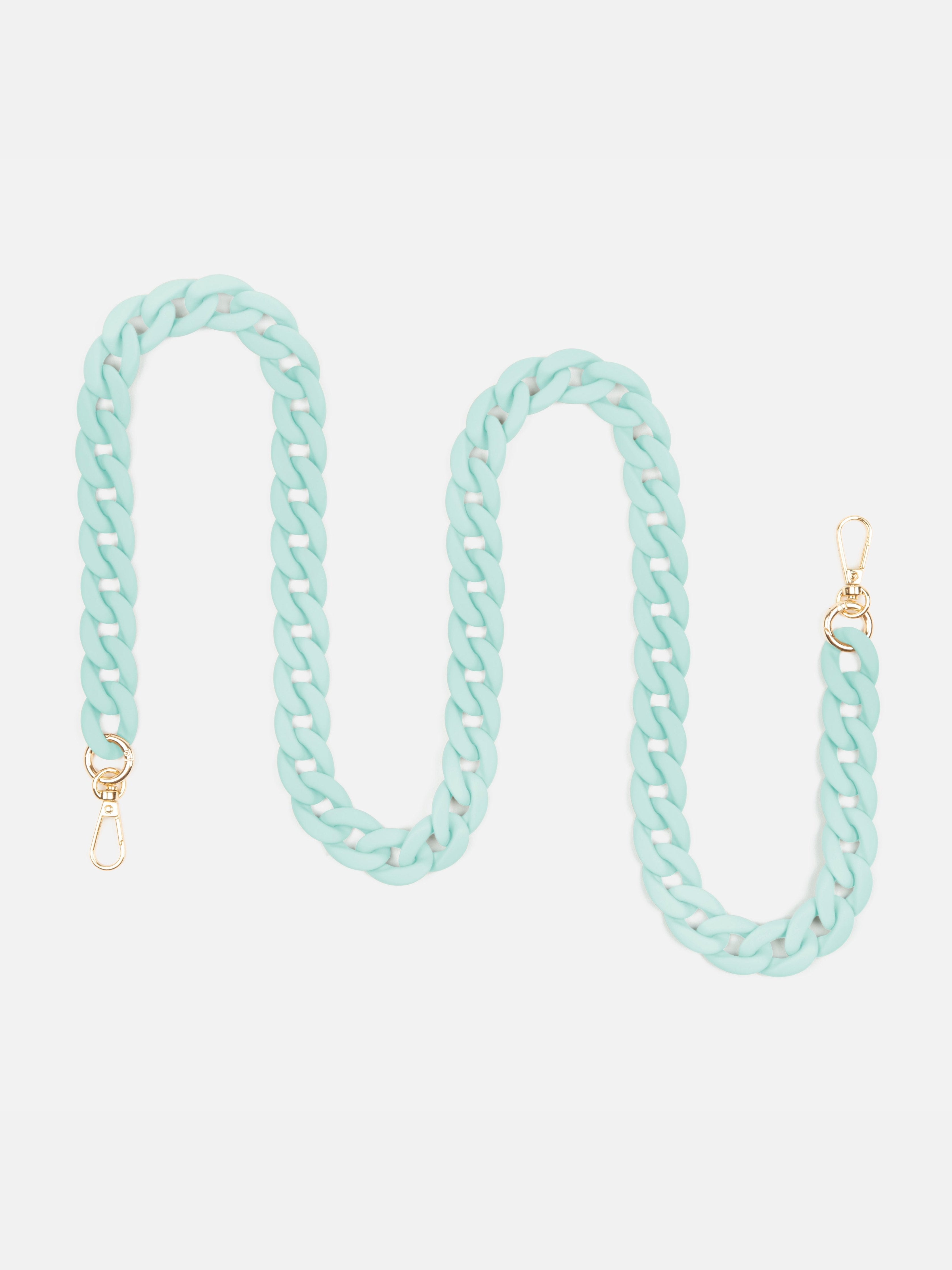 Coque Clear + Chaîne Ella Fine Mint