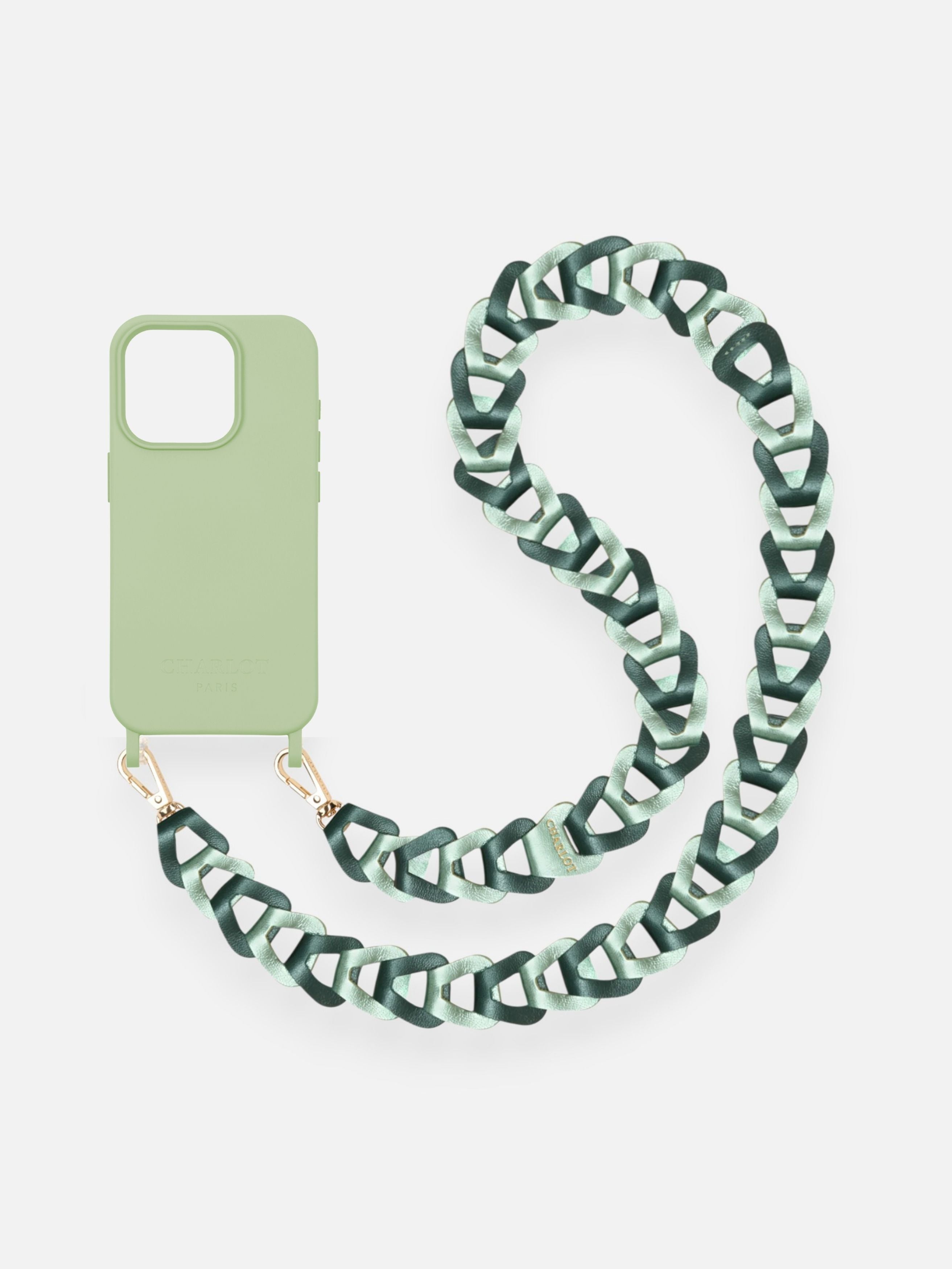 Bandoulières Mel Cuir Irisé Long