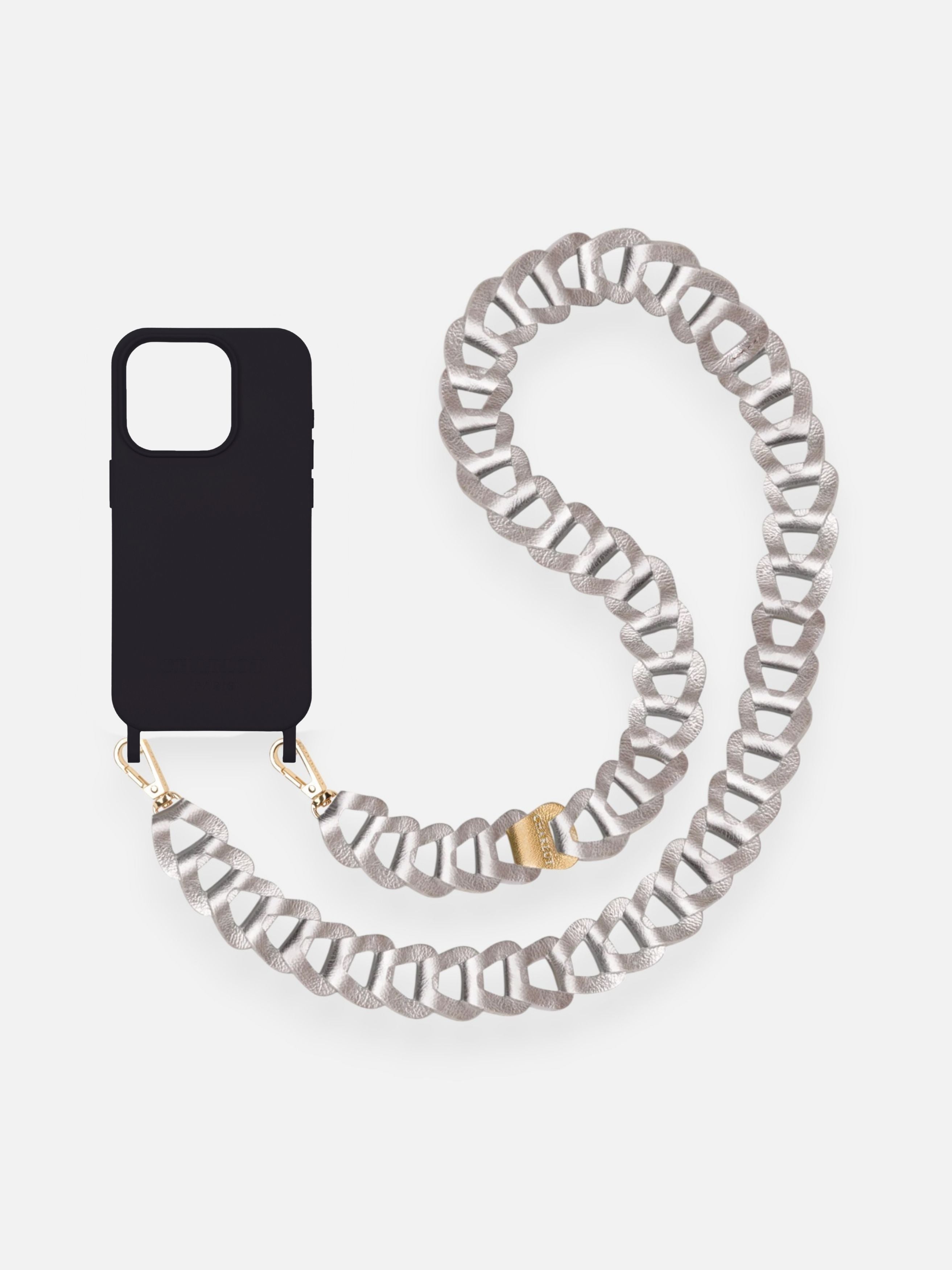 Bandoulières Mel Cuir Irisé Long