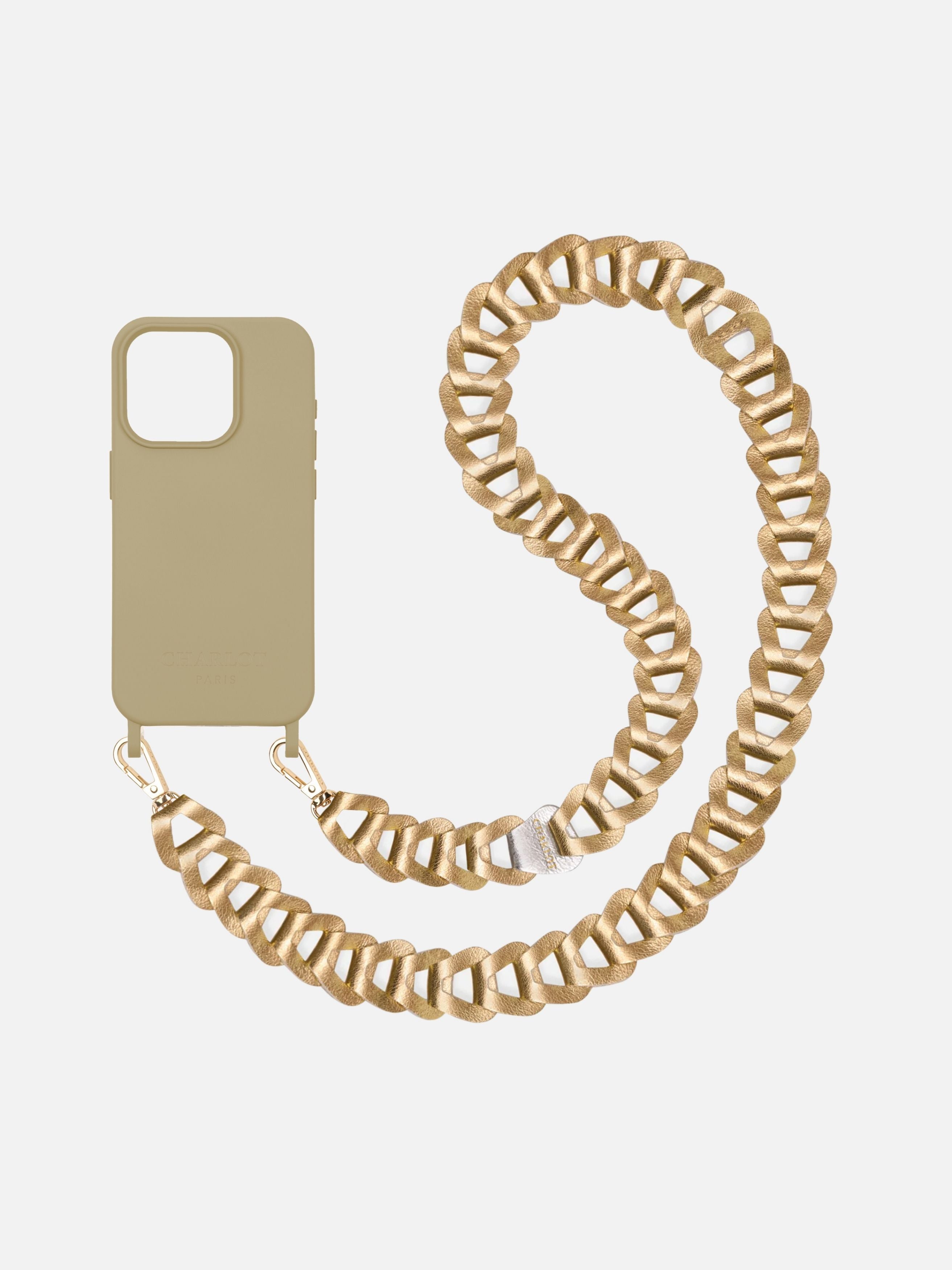 Bandoulières Mel Cuir Irisé Long