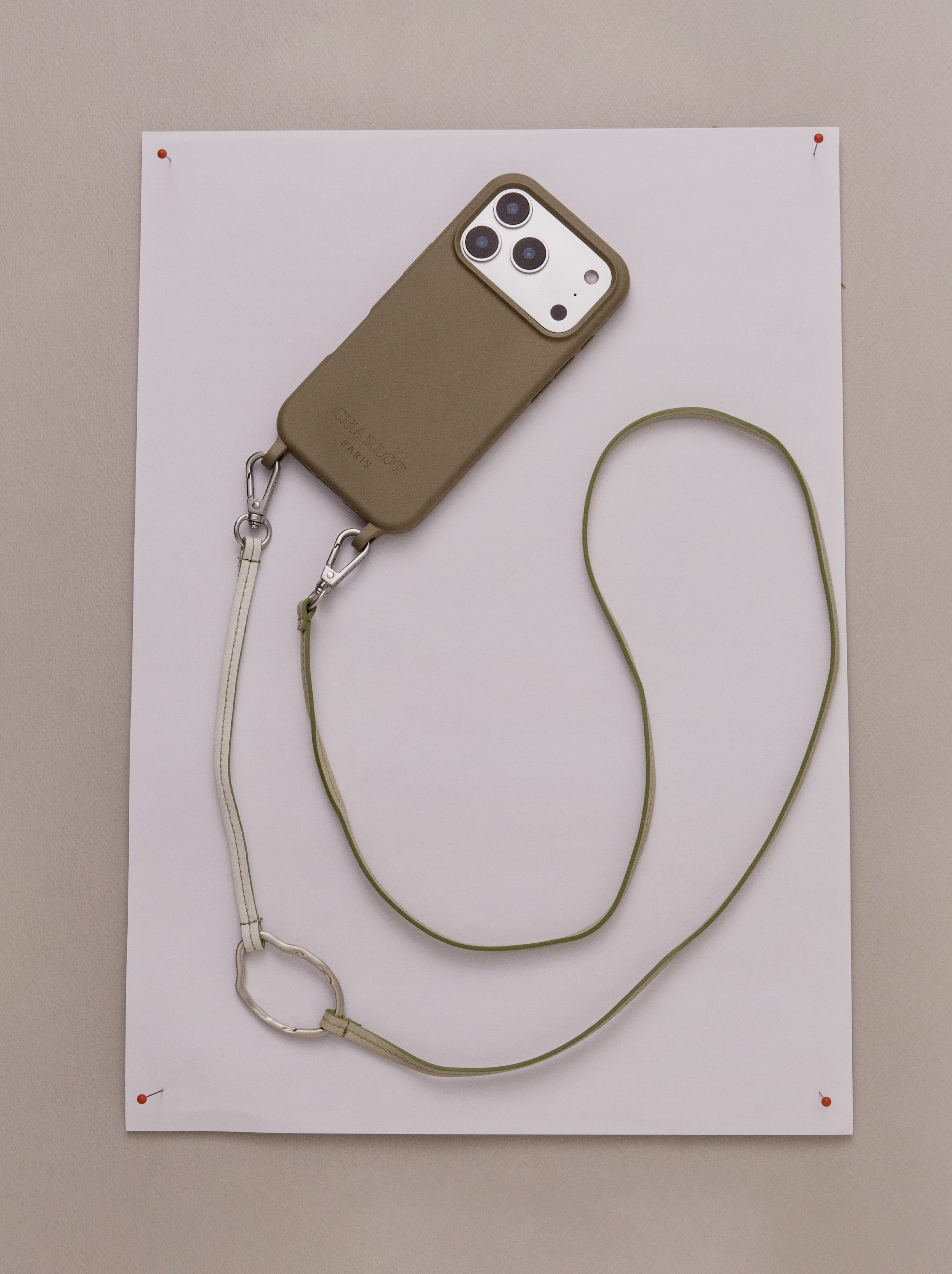 Coque Sauge + Dalia Cuir Sable