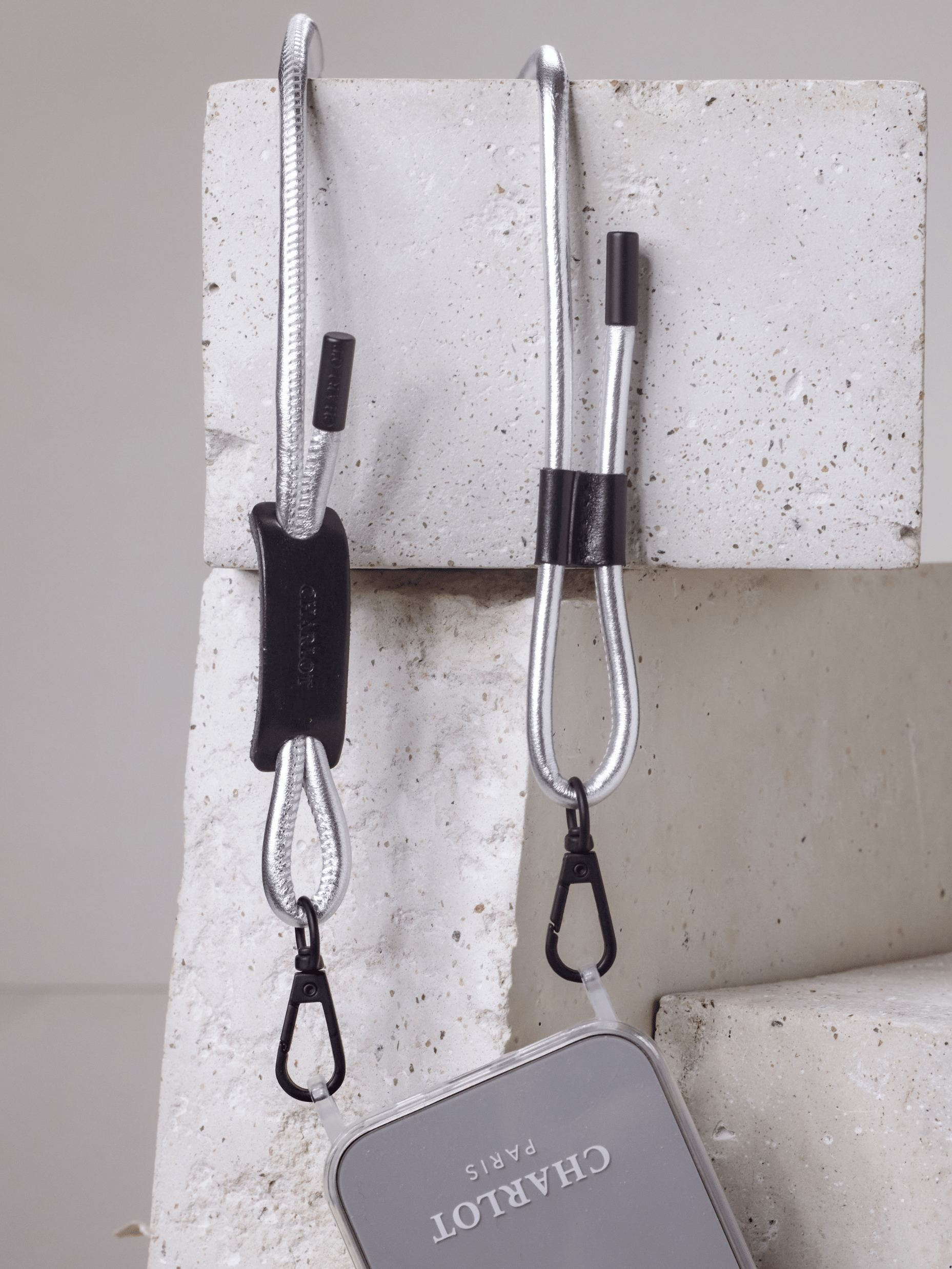 Coque Navy + Noga Cuir Chrome