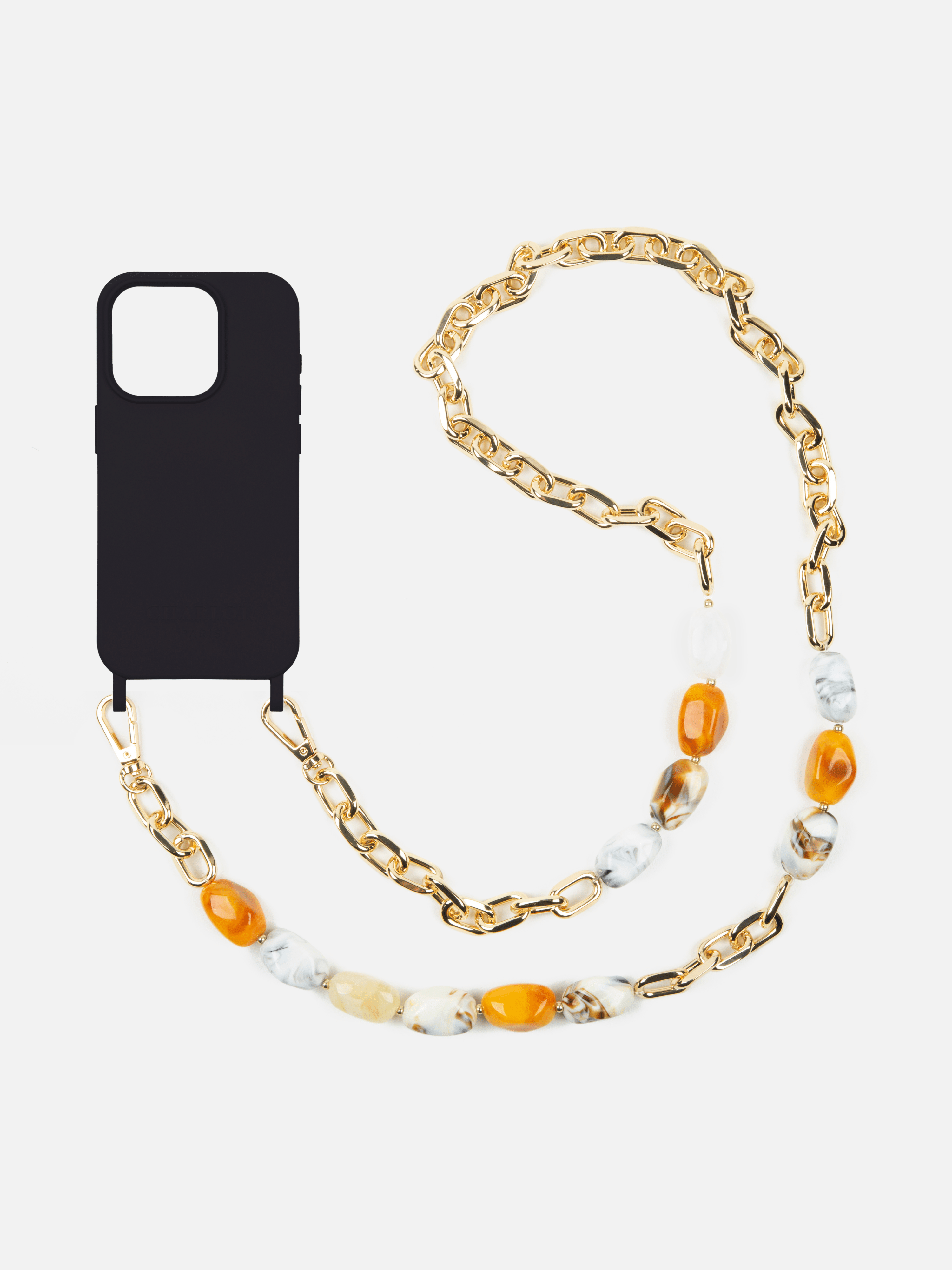 Coque Noire + Chaîne Ava Dune