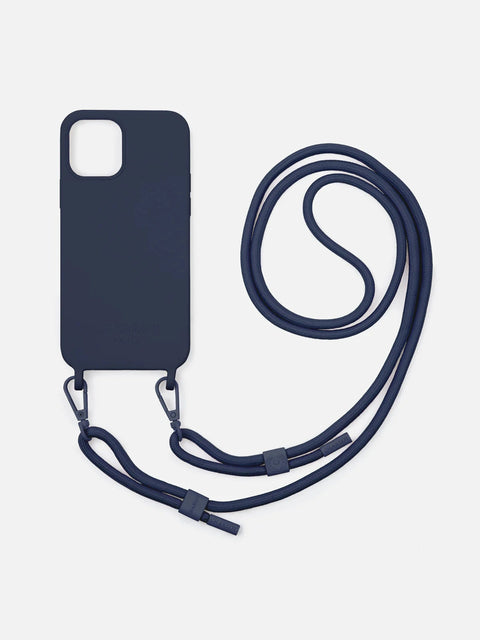 Coque + Cordon Navy Blue