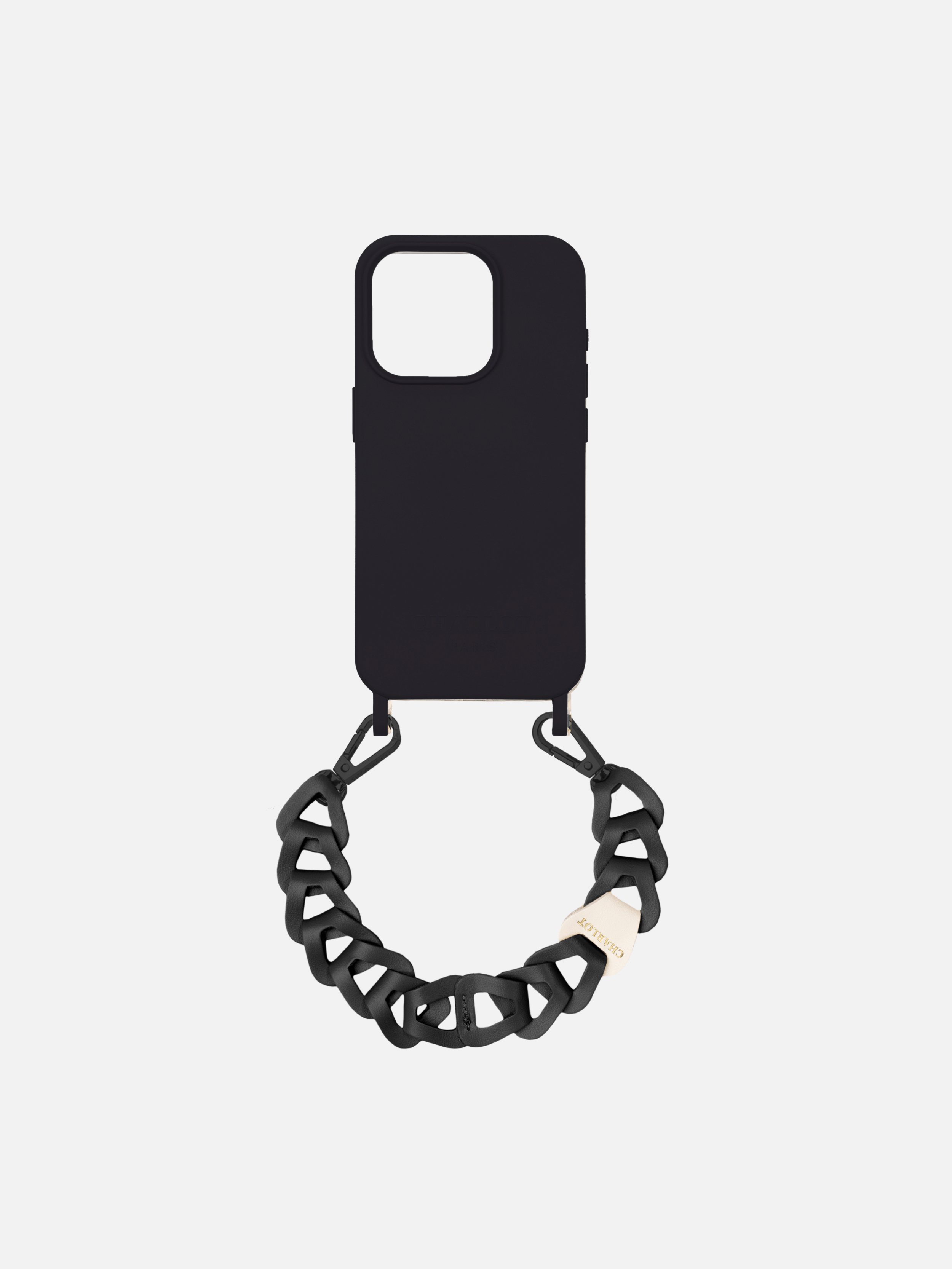 Coque Noir + Mel Cuir Court Noir