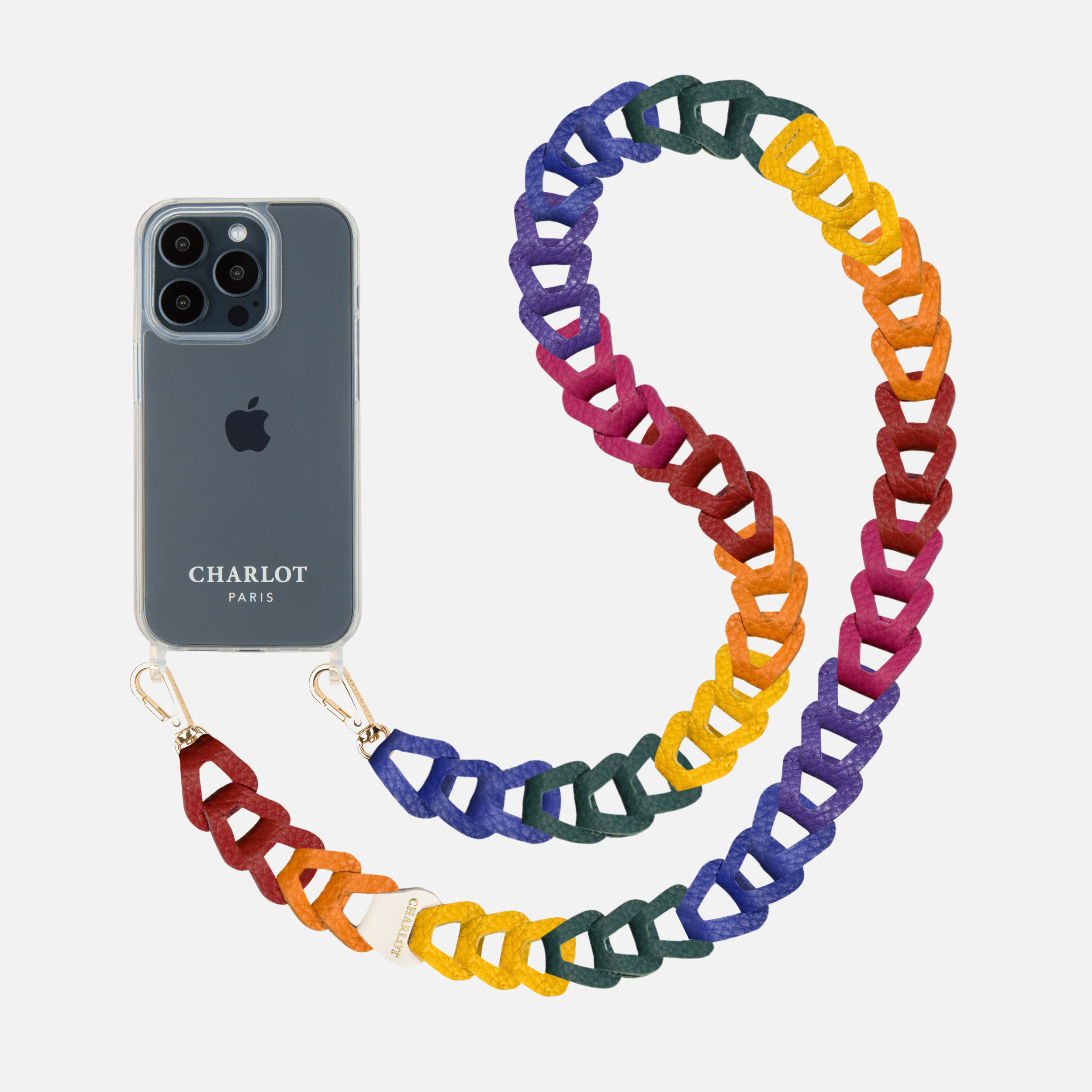 Coque Clear + Mel Cuir Long Pride