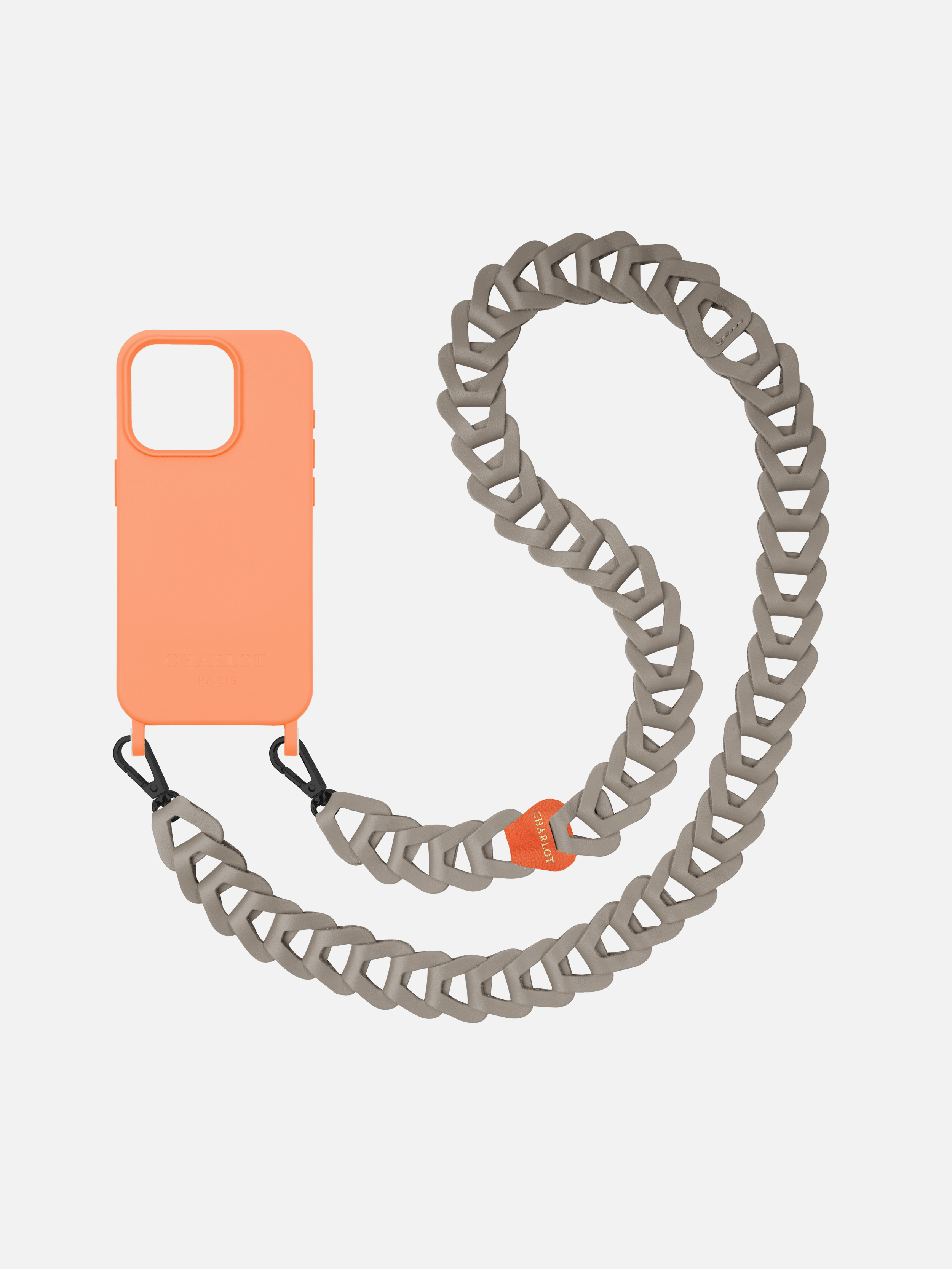 Coque Burning Sand + Mel Cuir Long Burning Grey