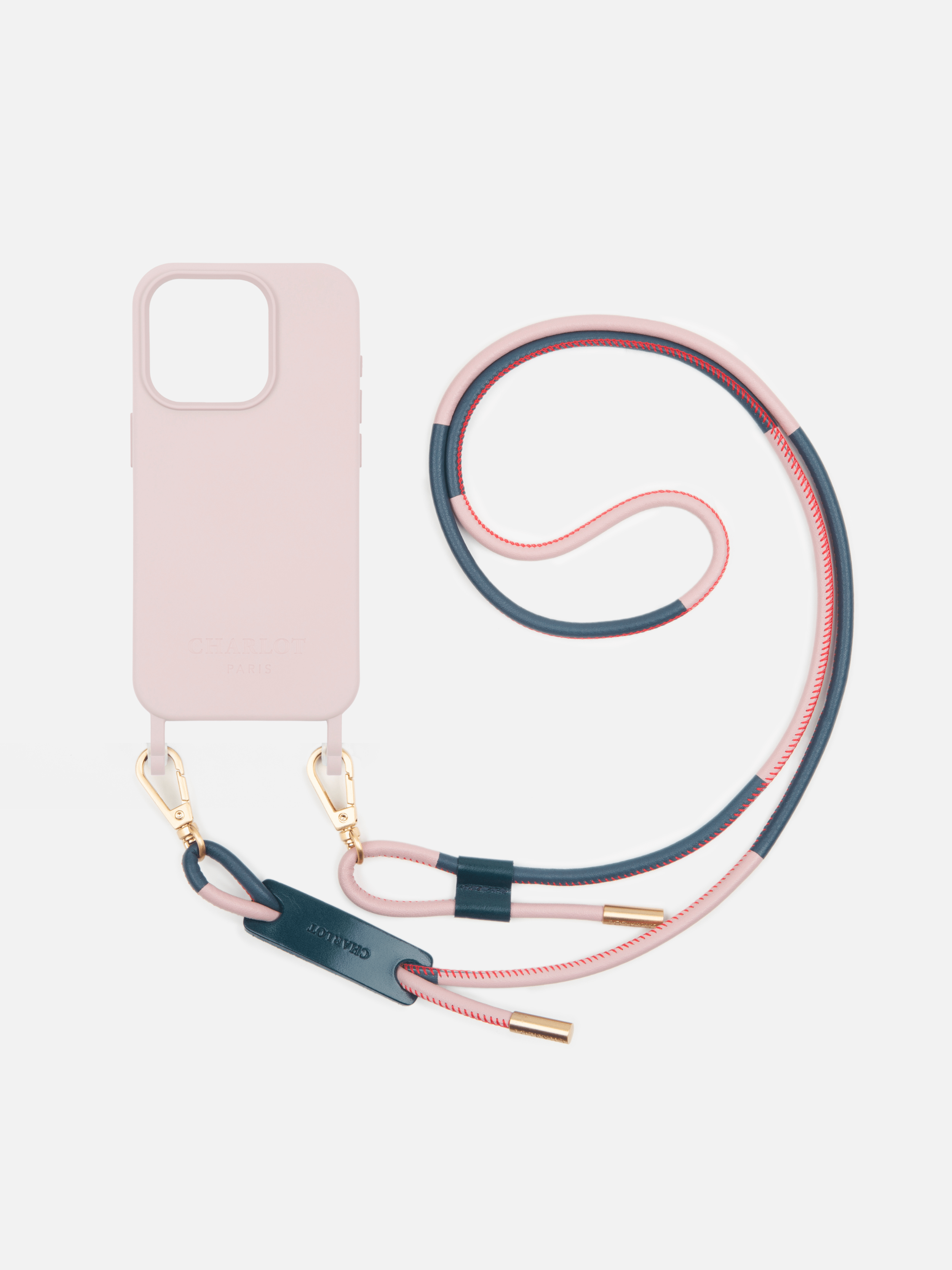 Coque Powder Pink + Noga Cuir Berry