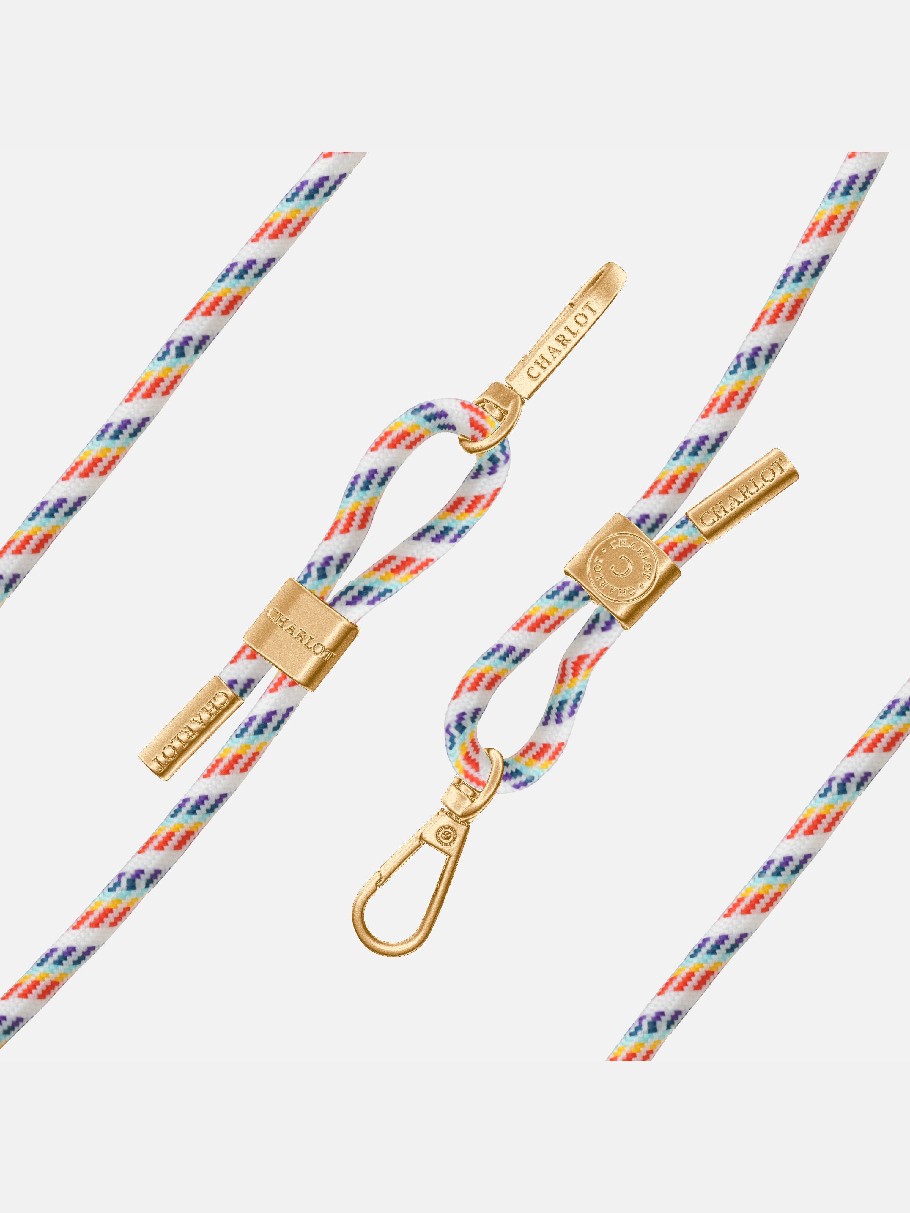 Custodia trasparente + cordino Signature Pride