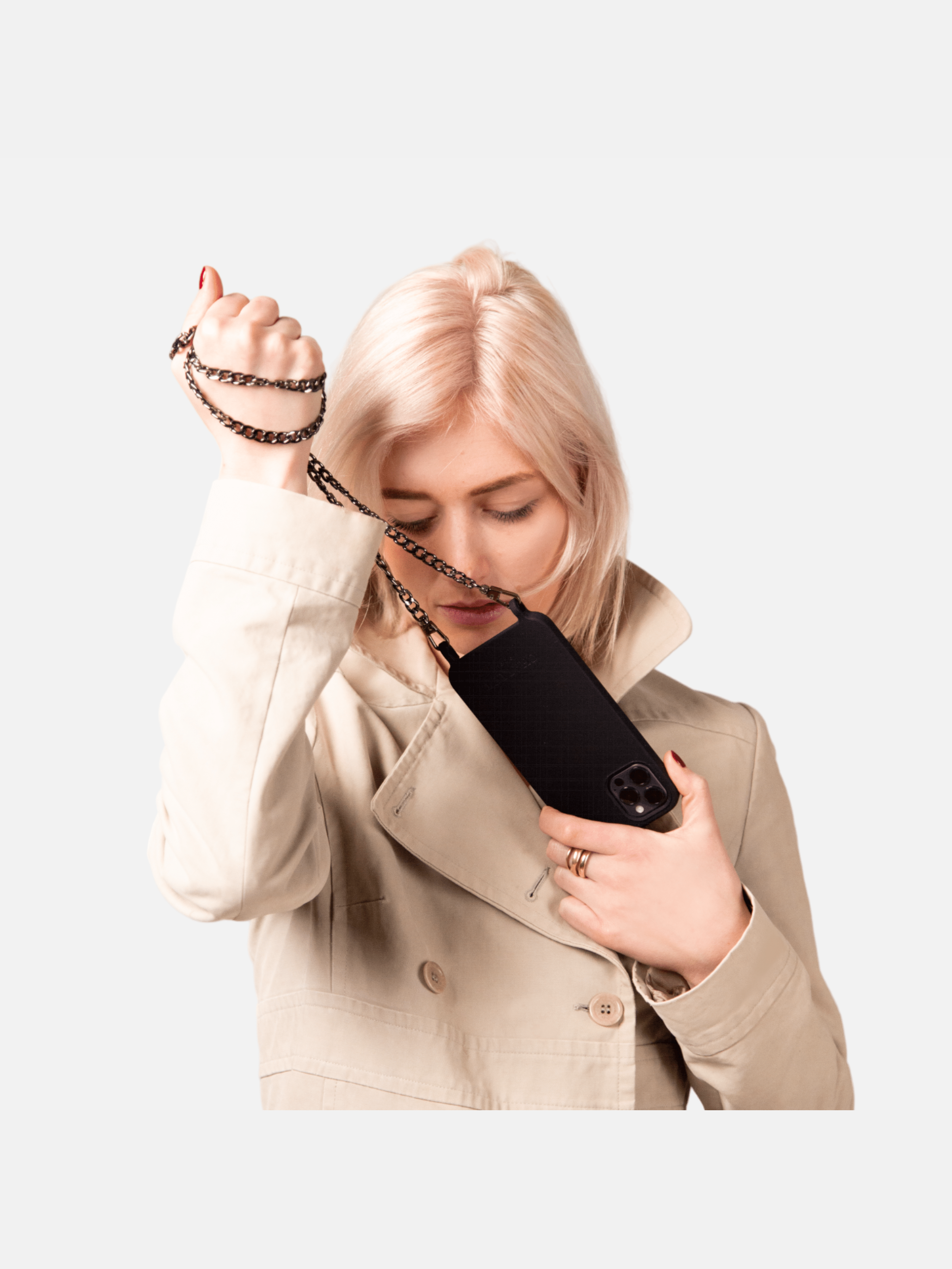 Black Shell + Black Joy Chain