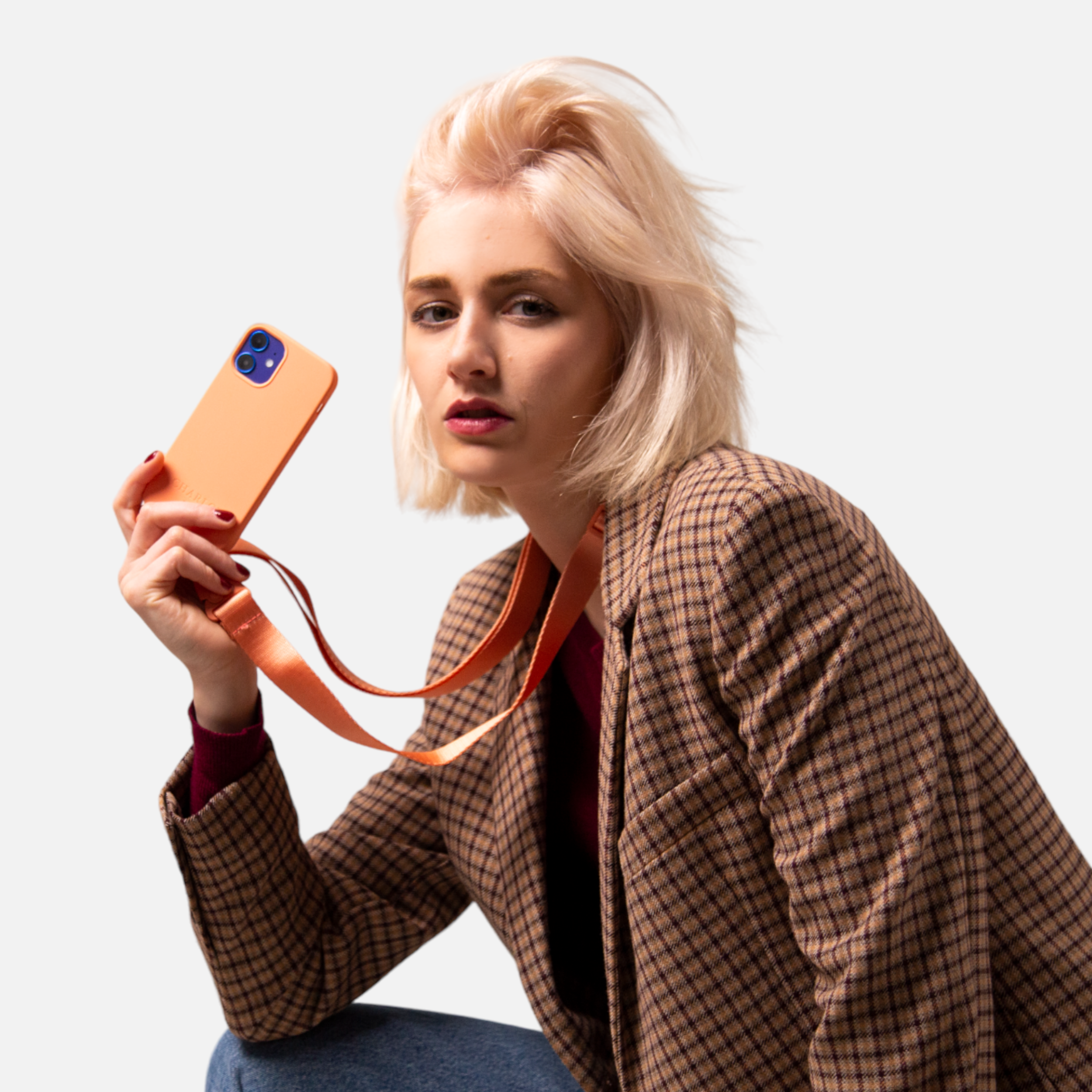 Coque Silicone Burning Sand + Lanière